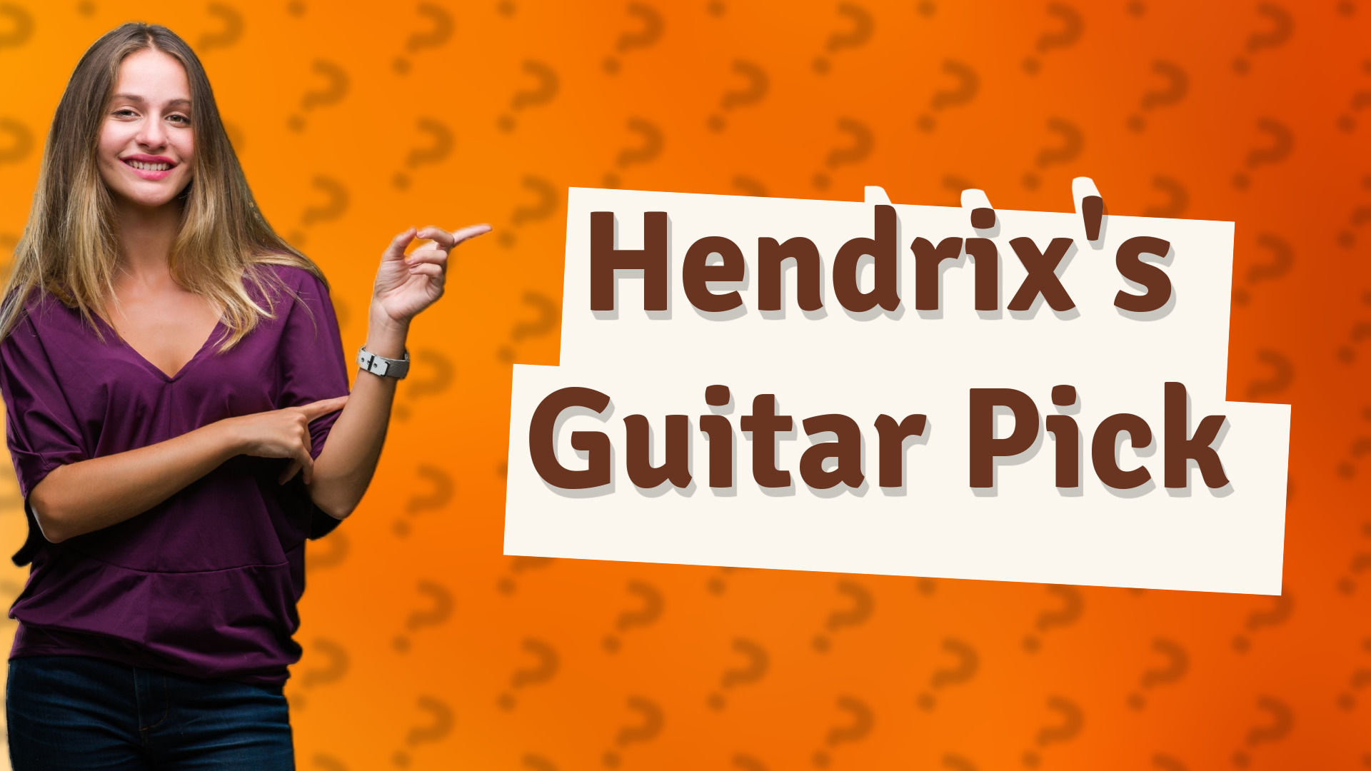Hendrix's Guitar Pick