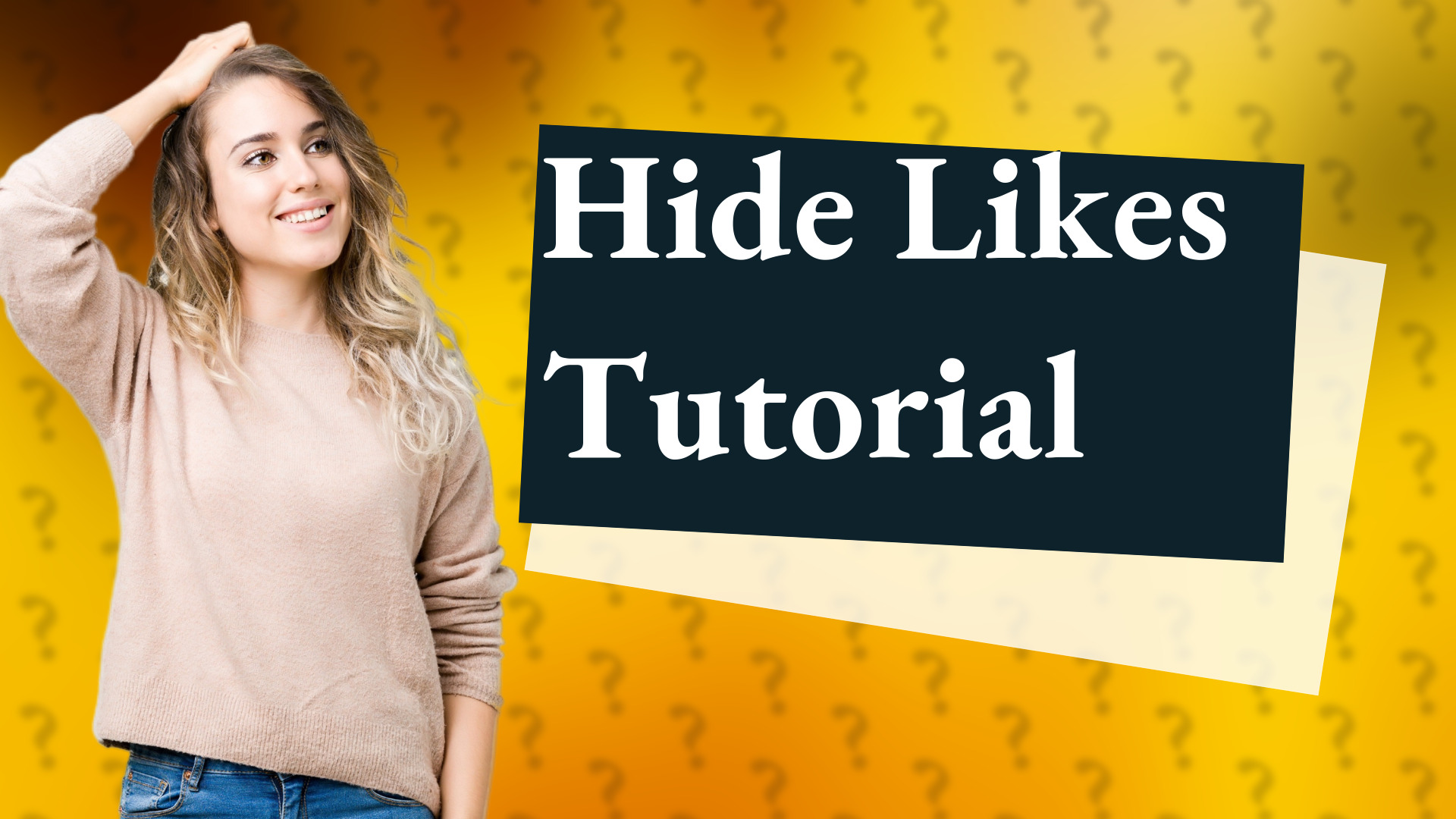 Hide Likes Tutorial