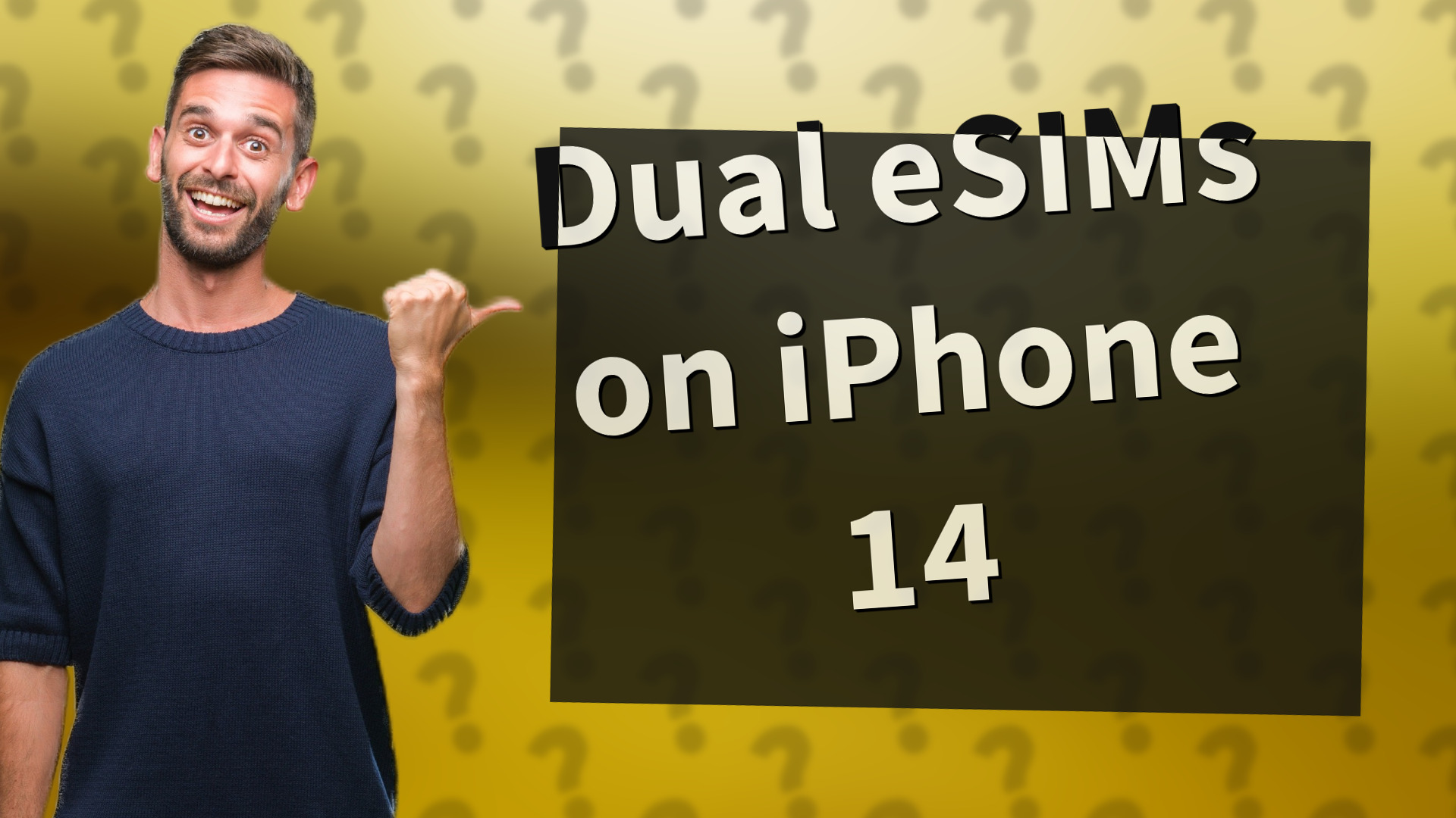 Dual eSIMs on iPhone 14