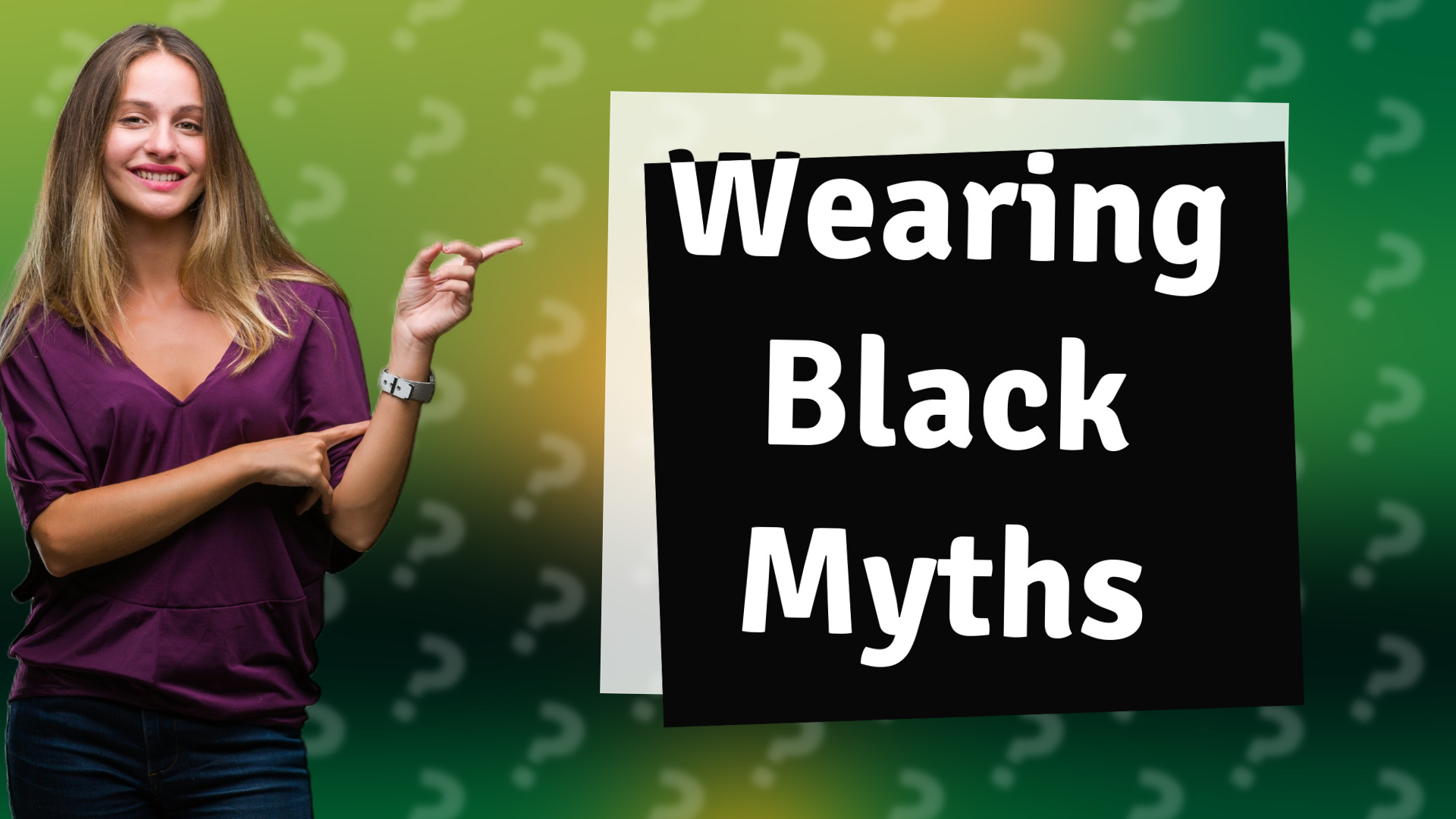 Wearing Black Myths