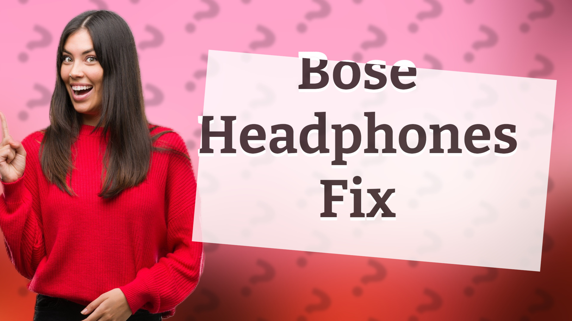 Bose Headphones Fix