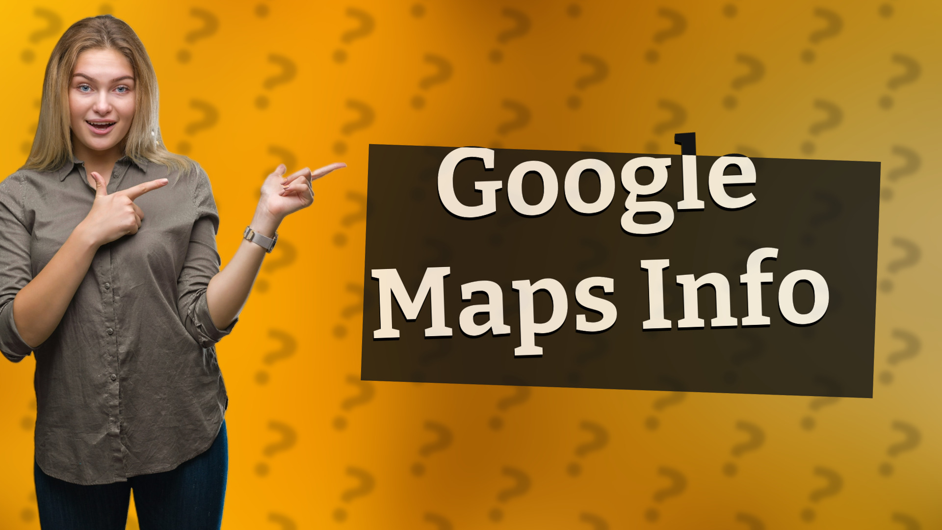 Google Maps Info