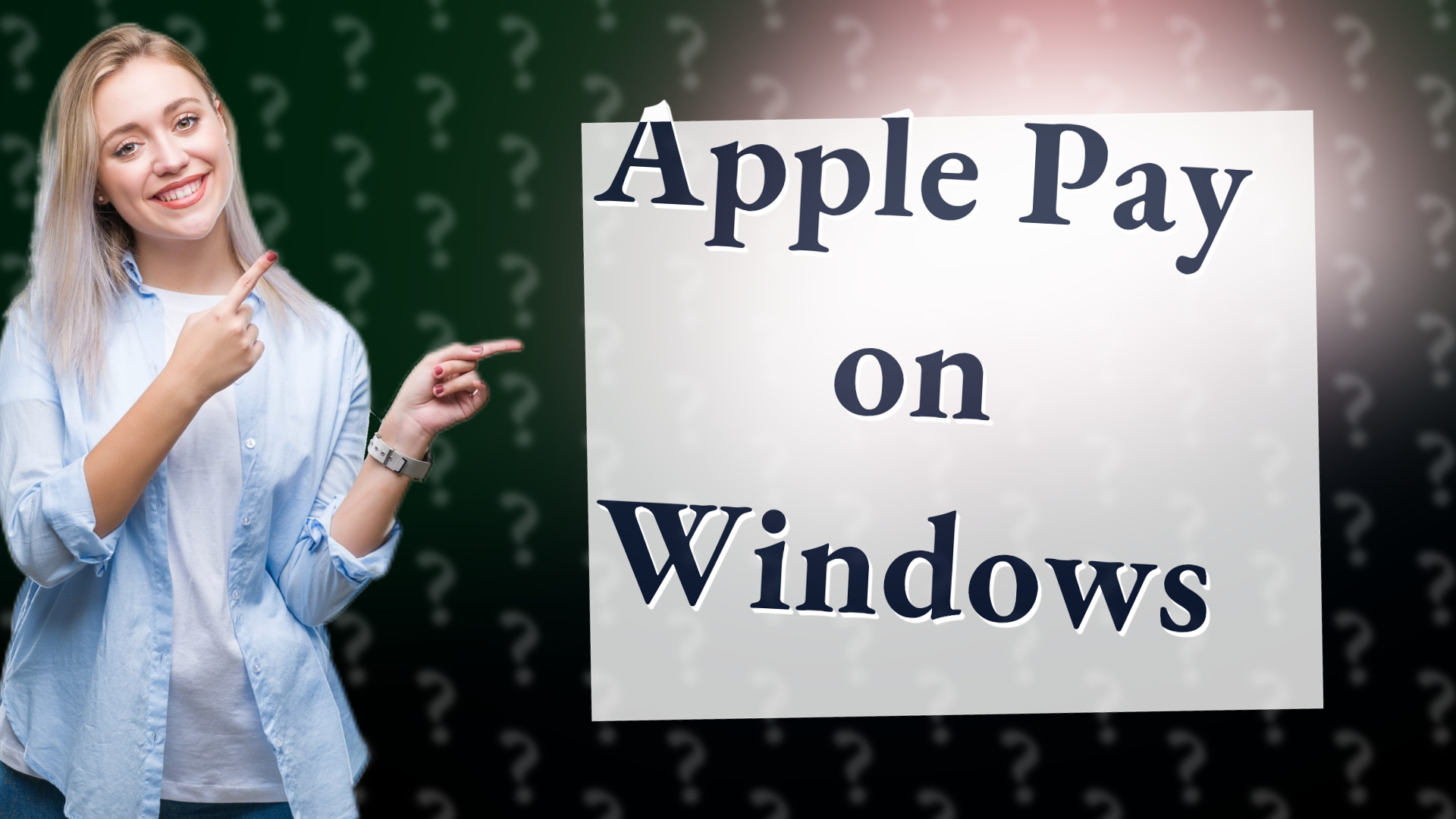 Apple Pay on Windows