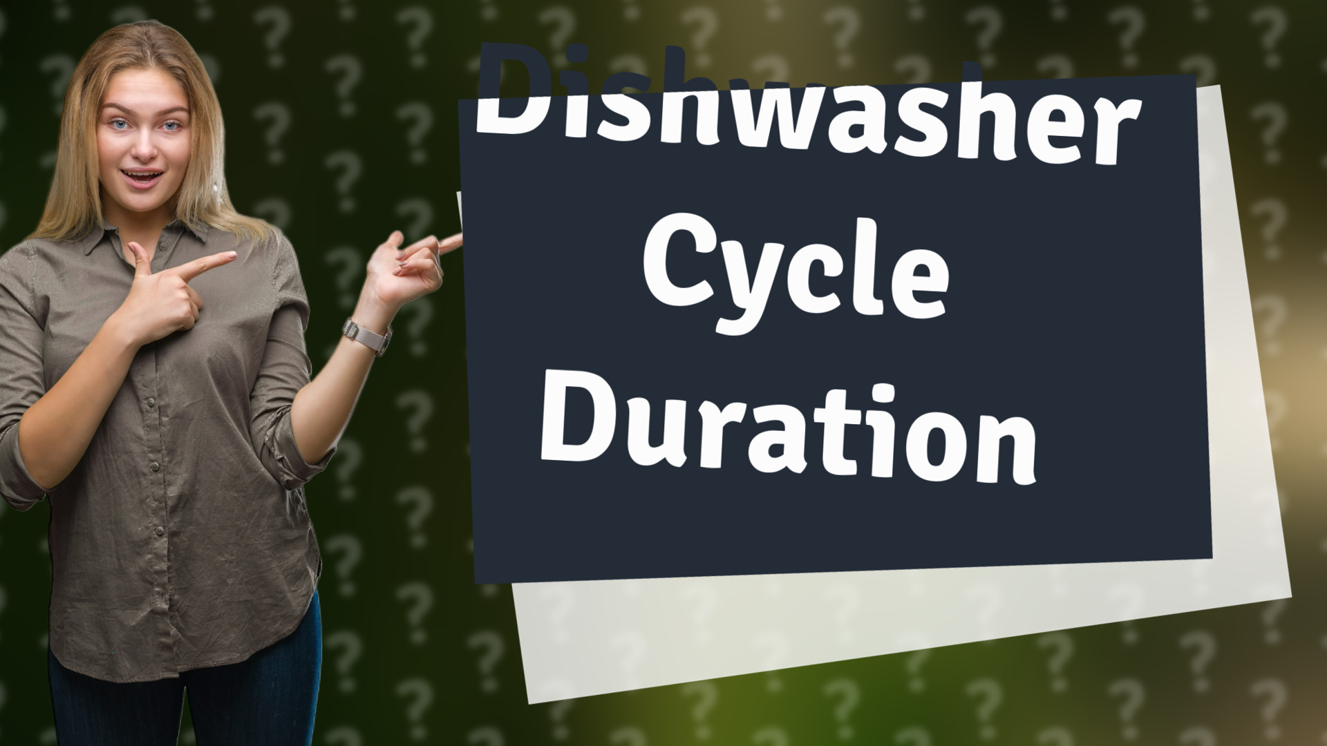 Dishwasher Cycle Duration