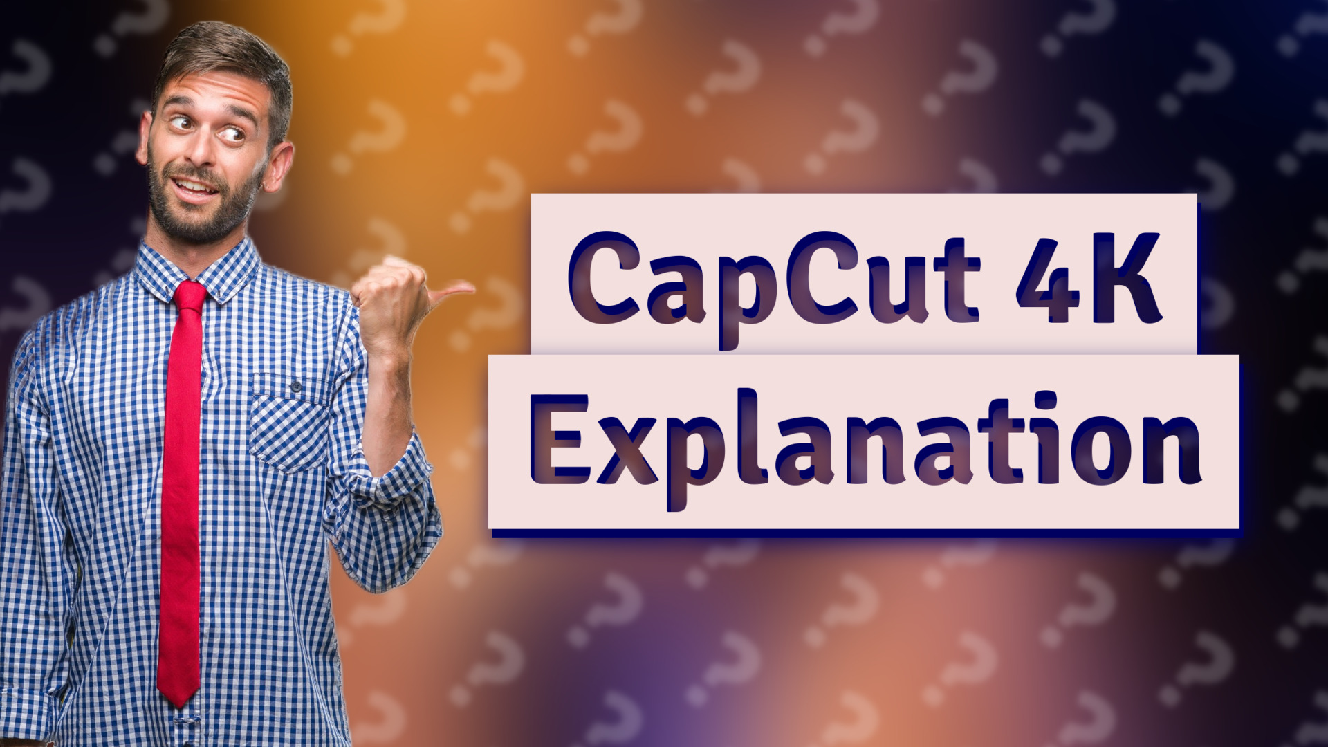 CapCut 4K Explanation