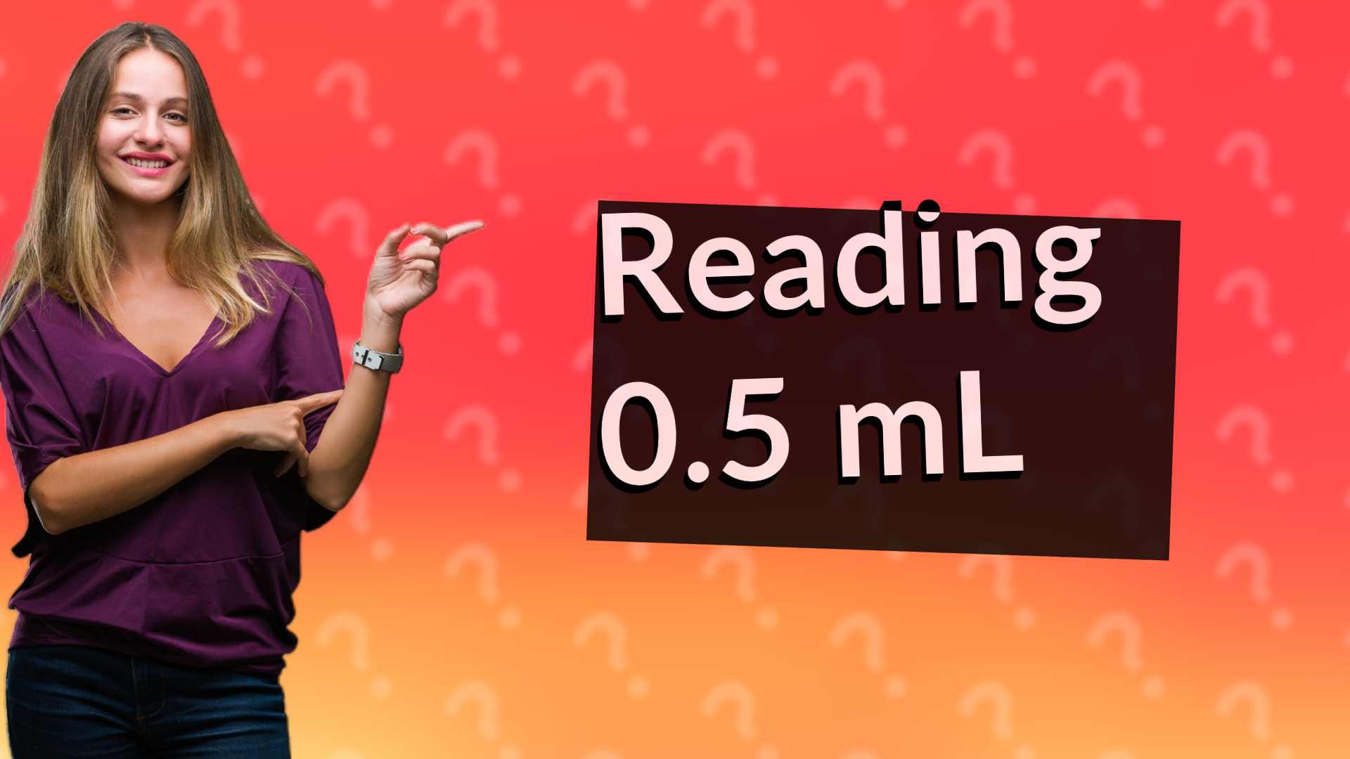 Reading 0.5 mL