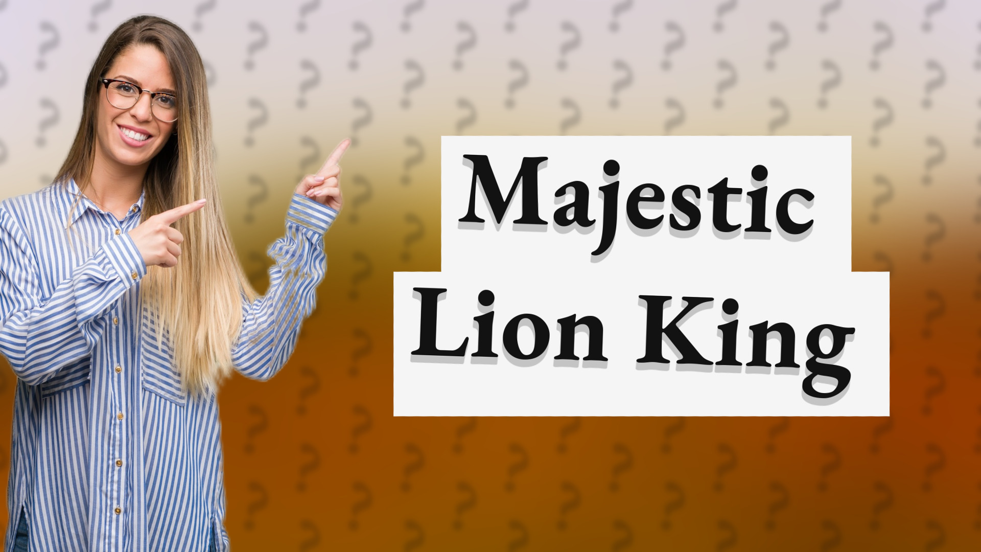 Majestic Lion King