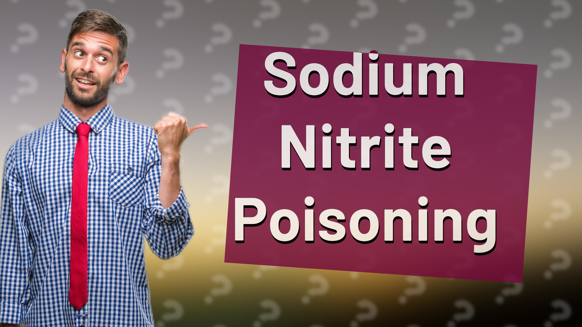 Sodium Nitrite Poisoning