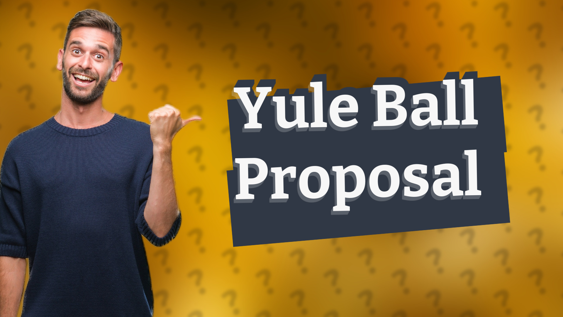 Yule Ball Proposal