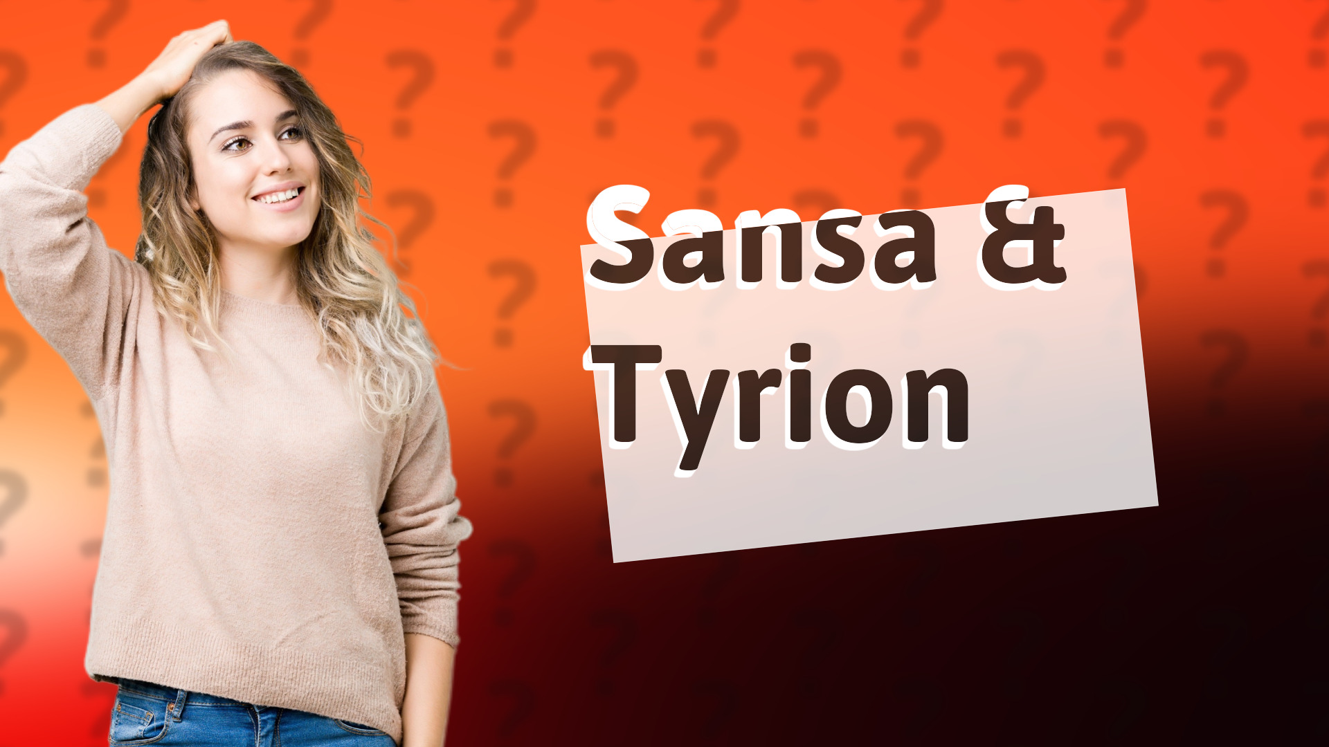 Sansa & Tyrion