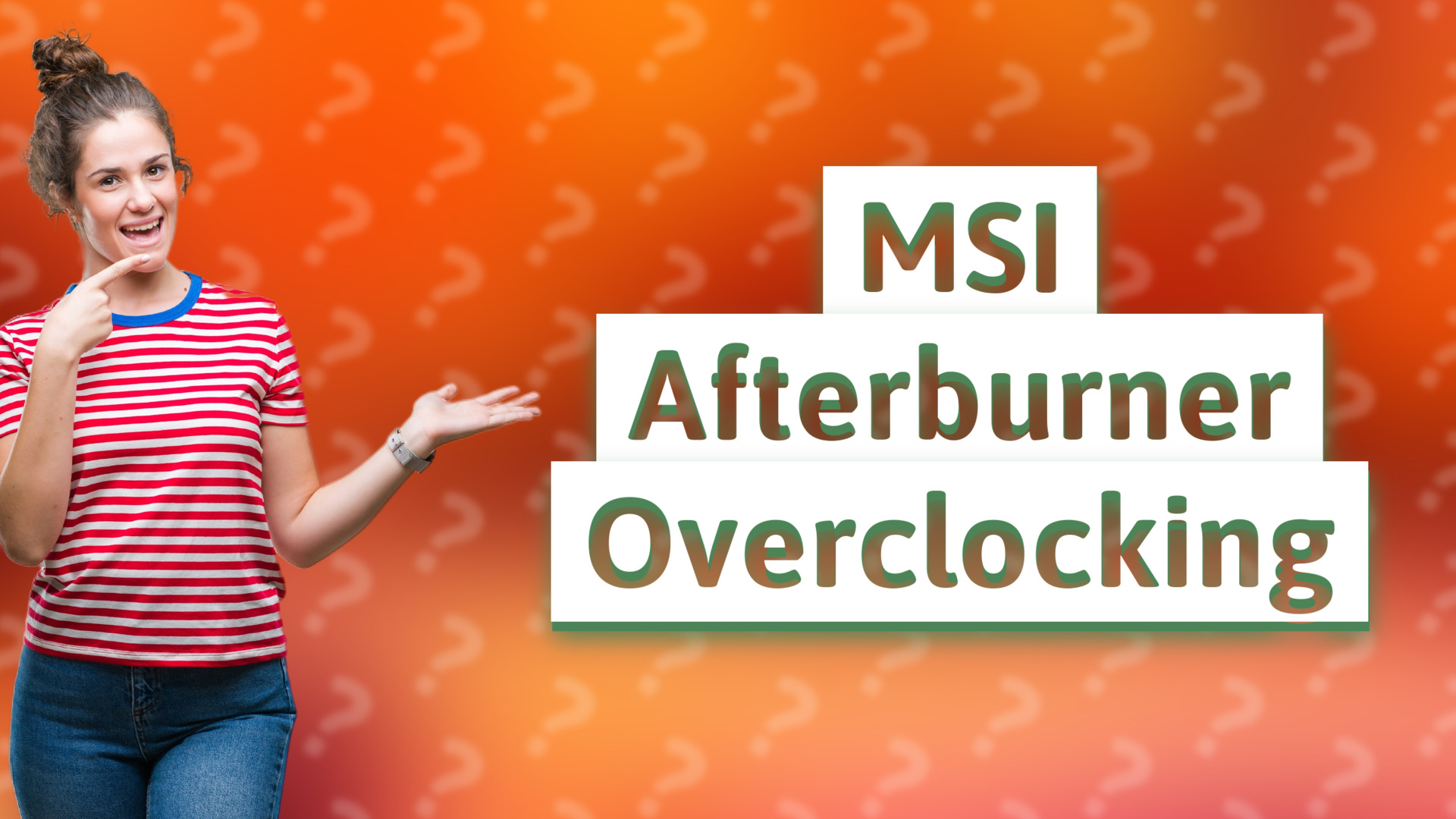 MSI Afterburner Overclocking