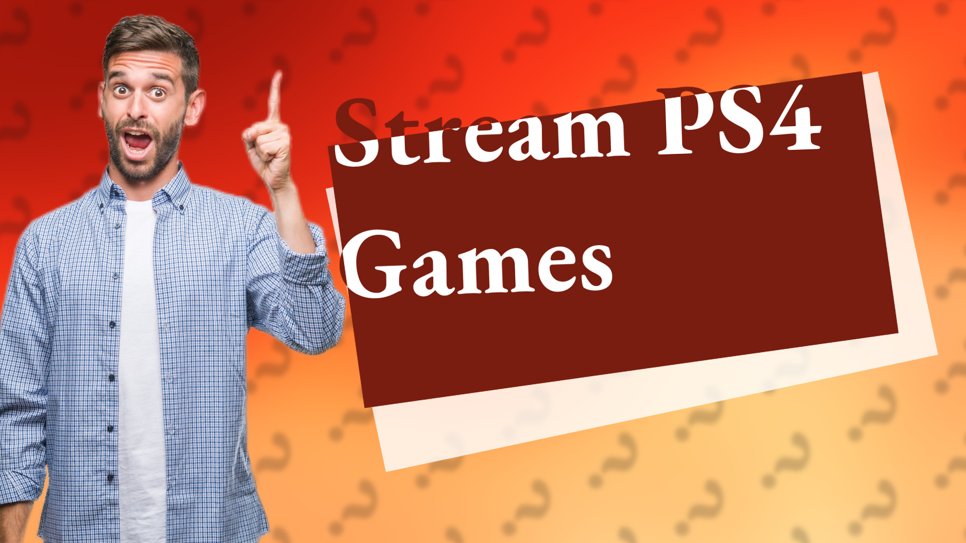 Stream PS4 Games