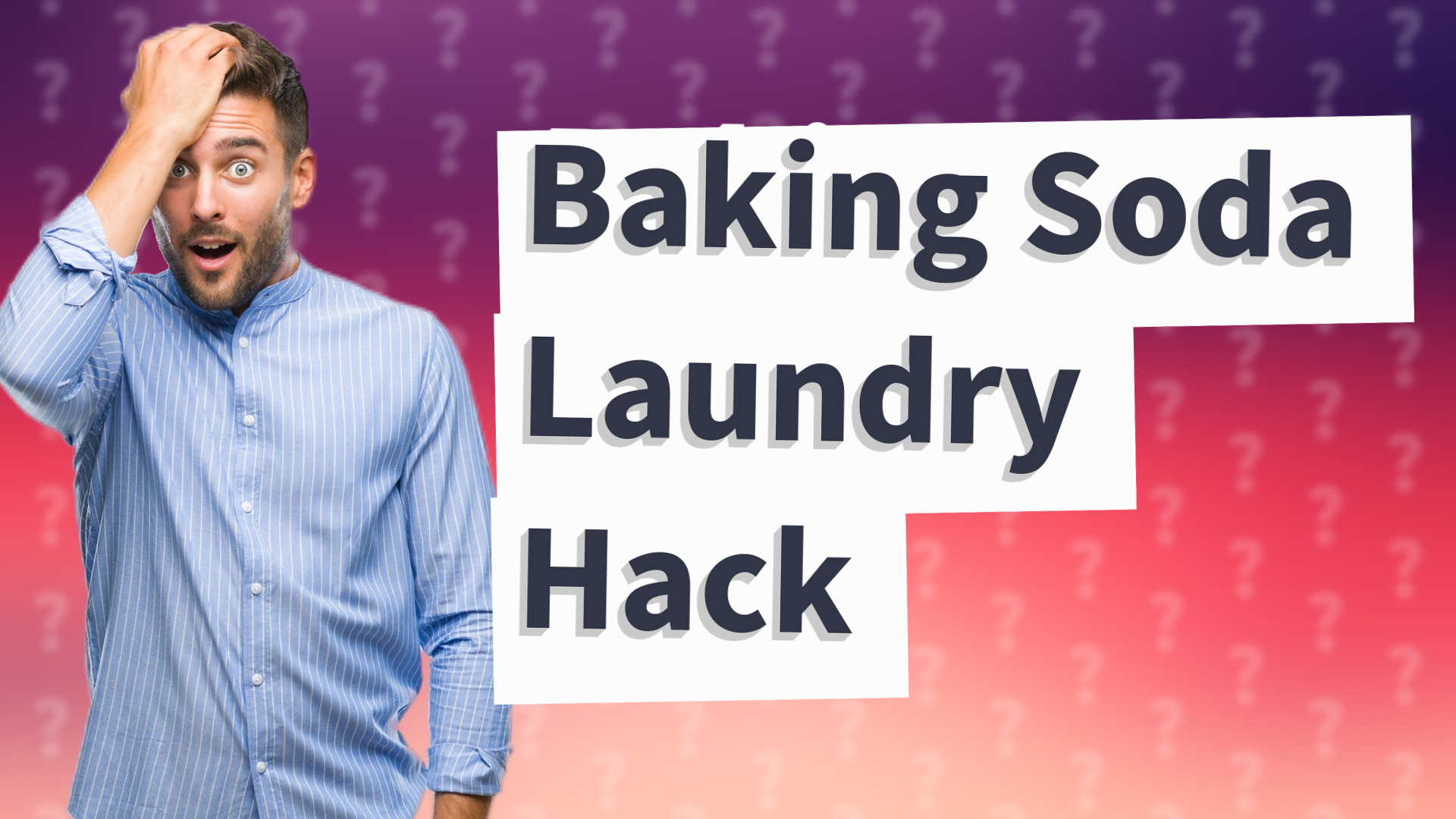 Baking Soda Laundry Hack