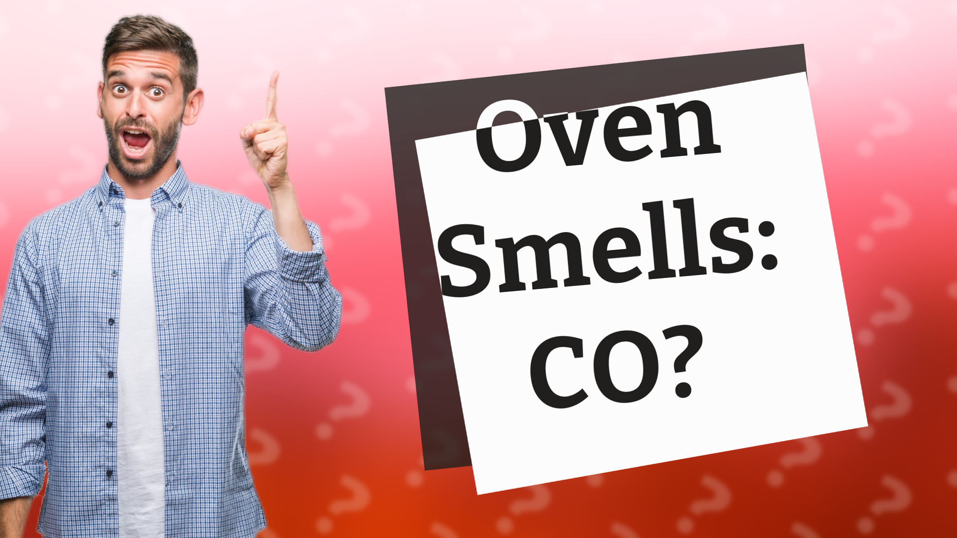 Oven Smells: CO?
