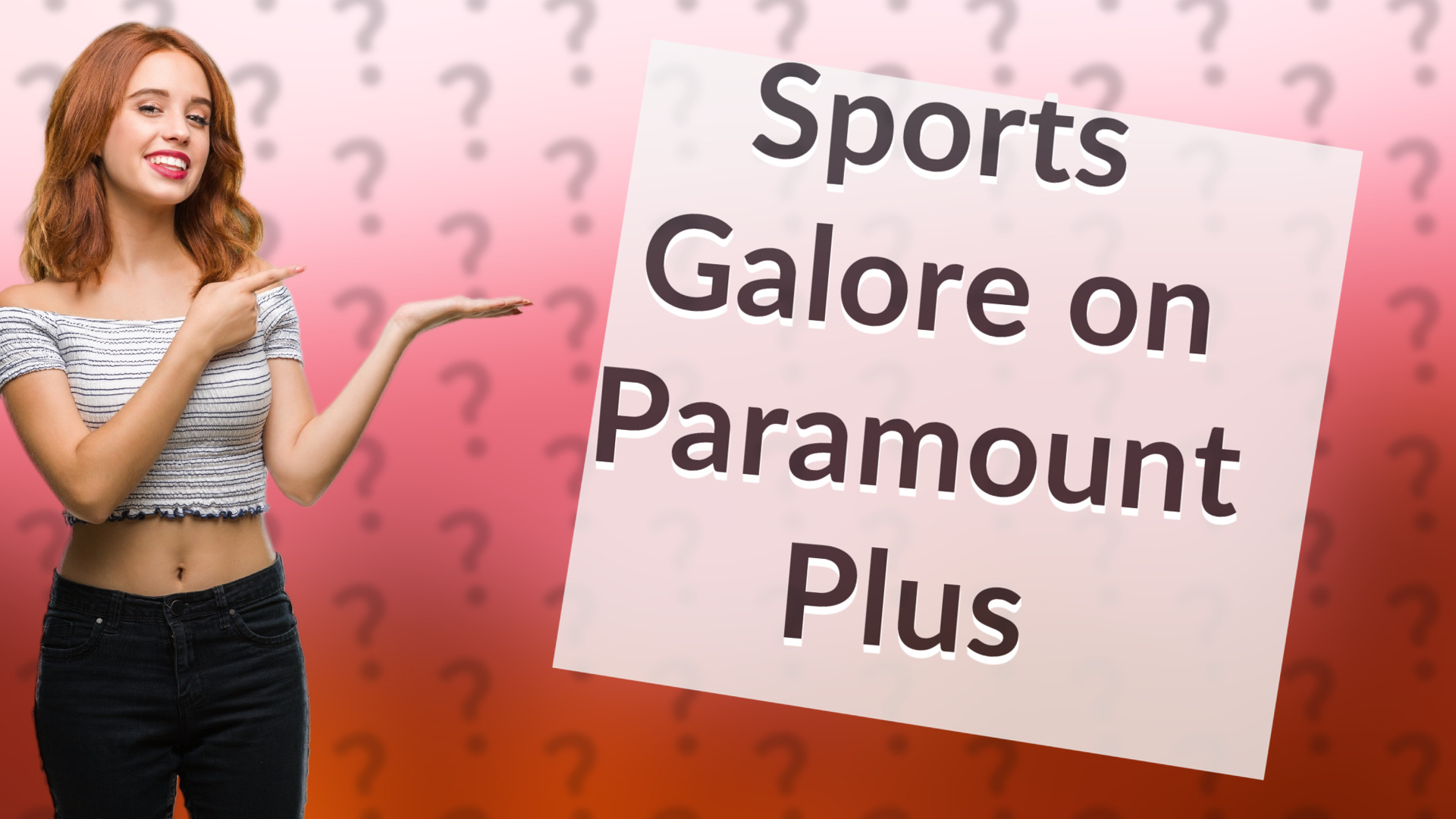 Sports Galore on Paramount Plus