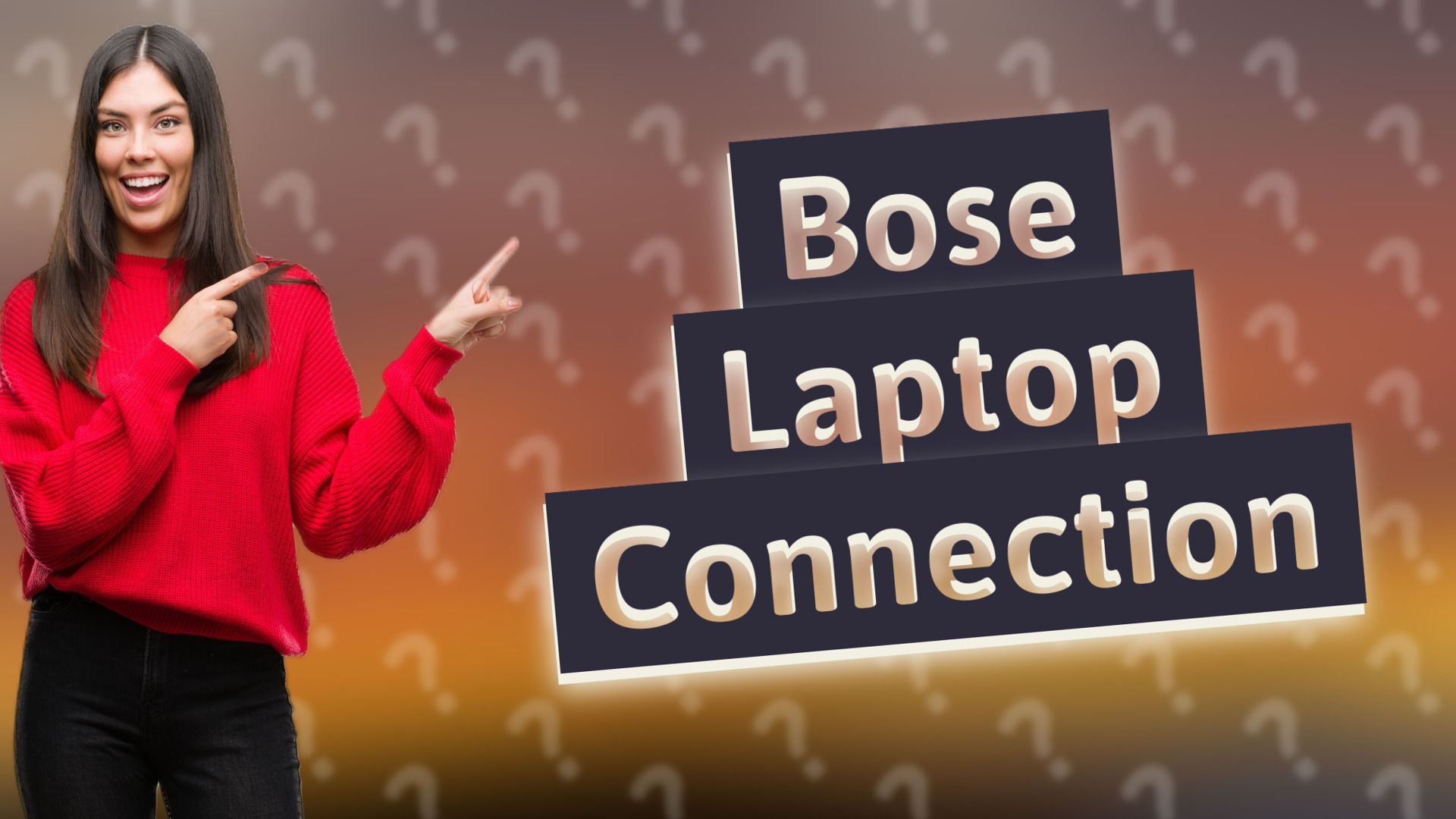 Bose Laptop Connection