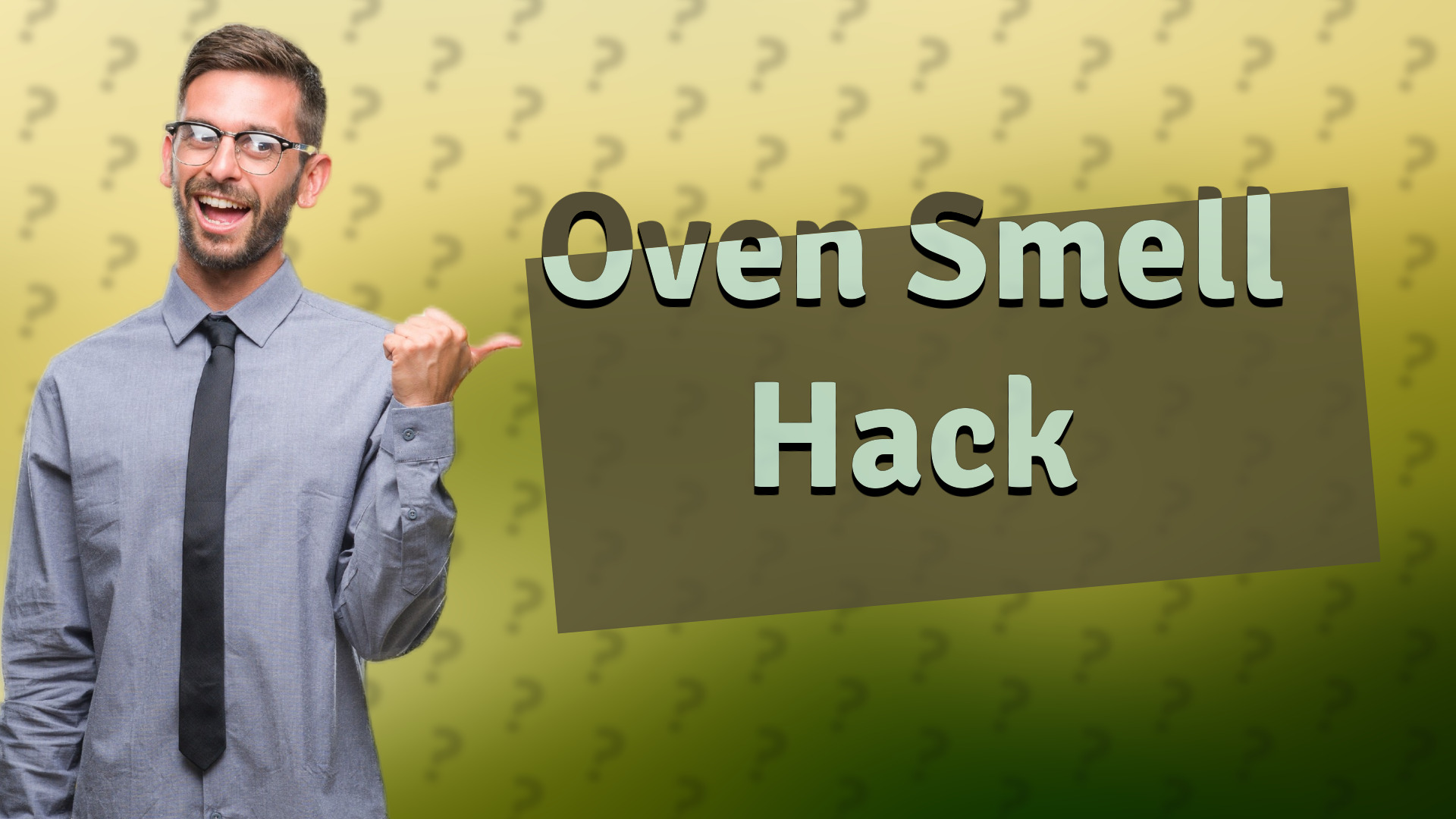 Oven Smell Hack