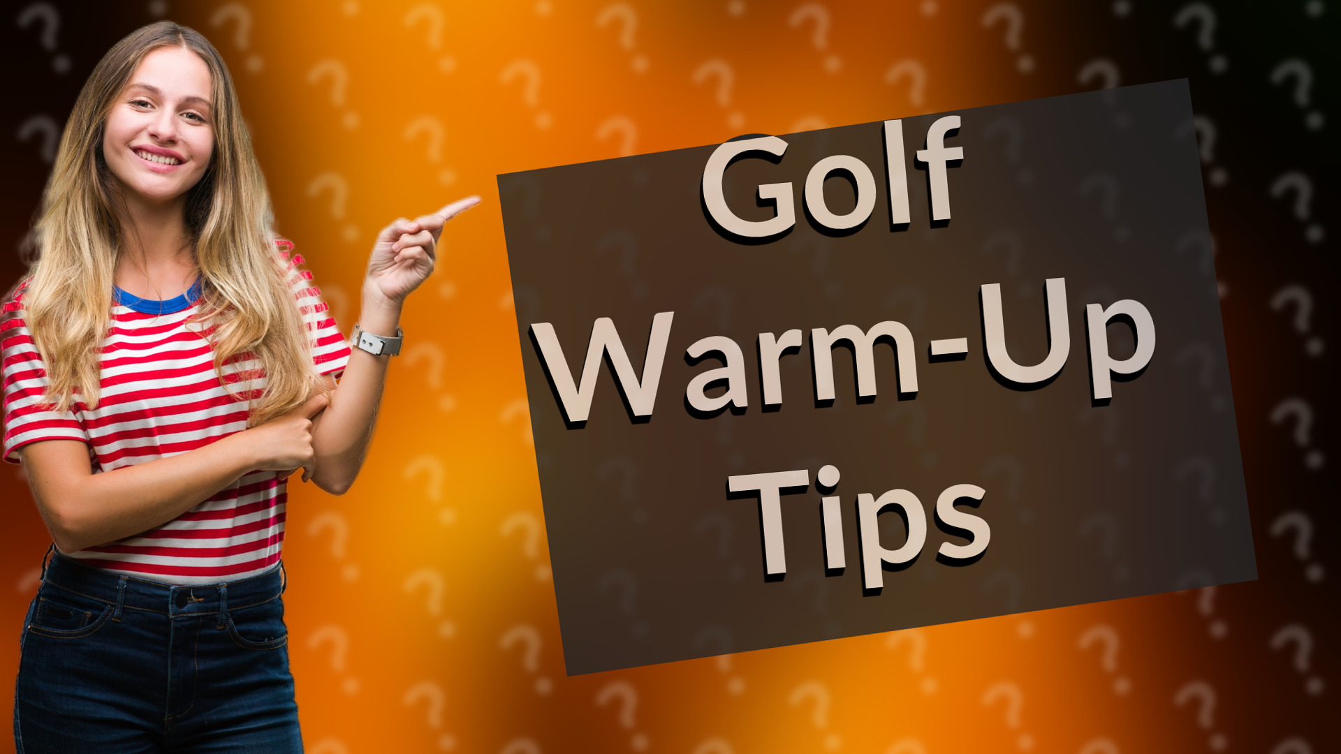 Golf Warm-Up Tips