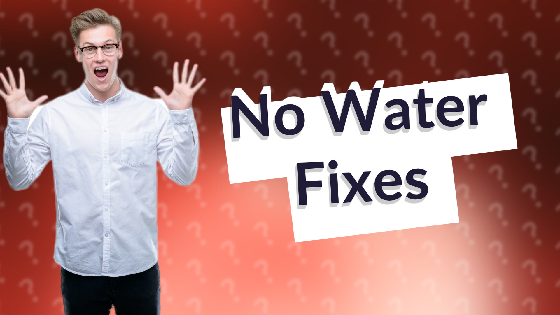 No Water Fixes