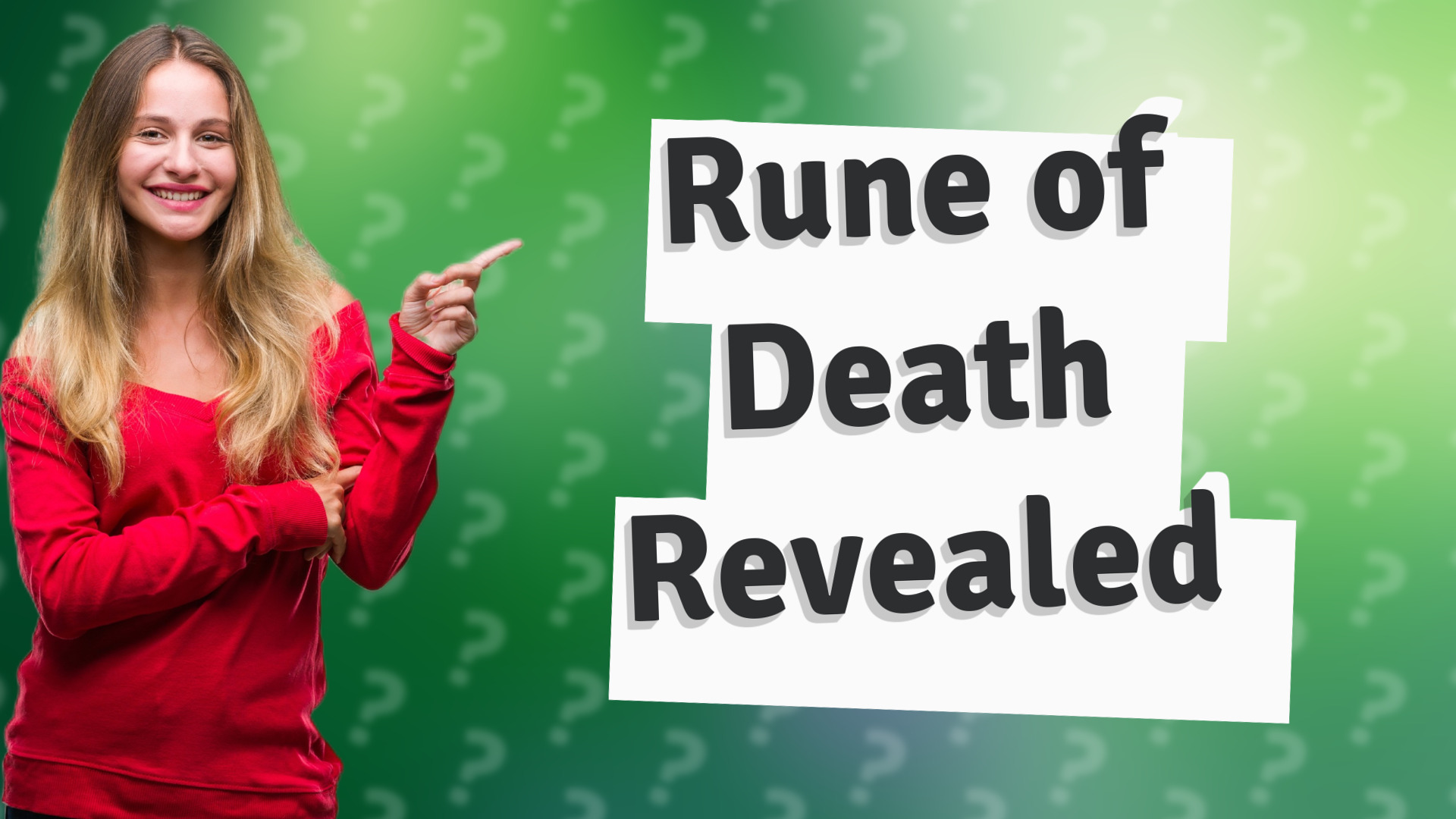 Rune of Death Revealed