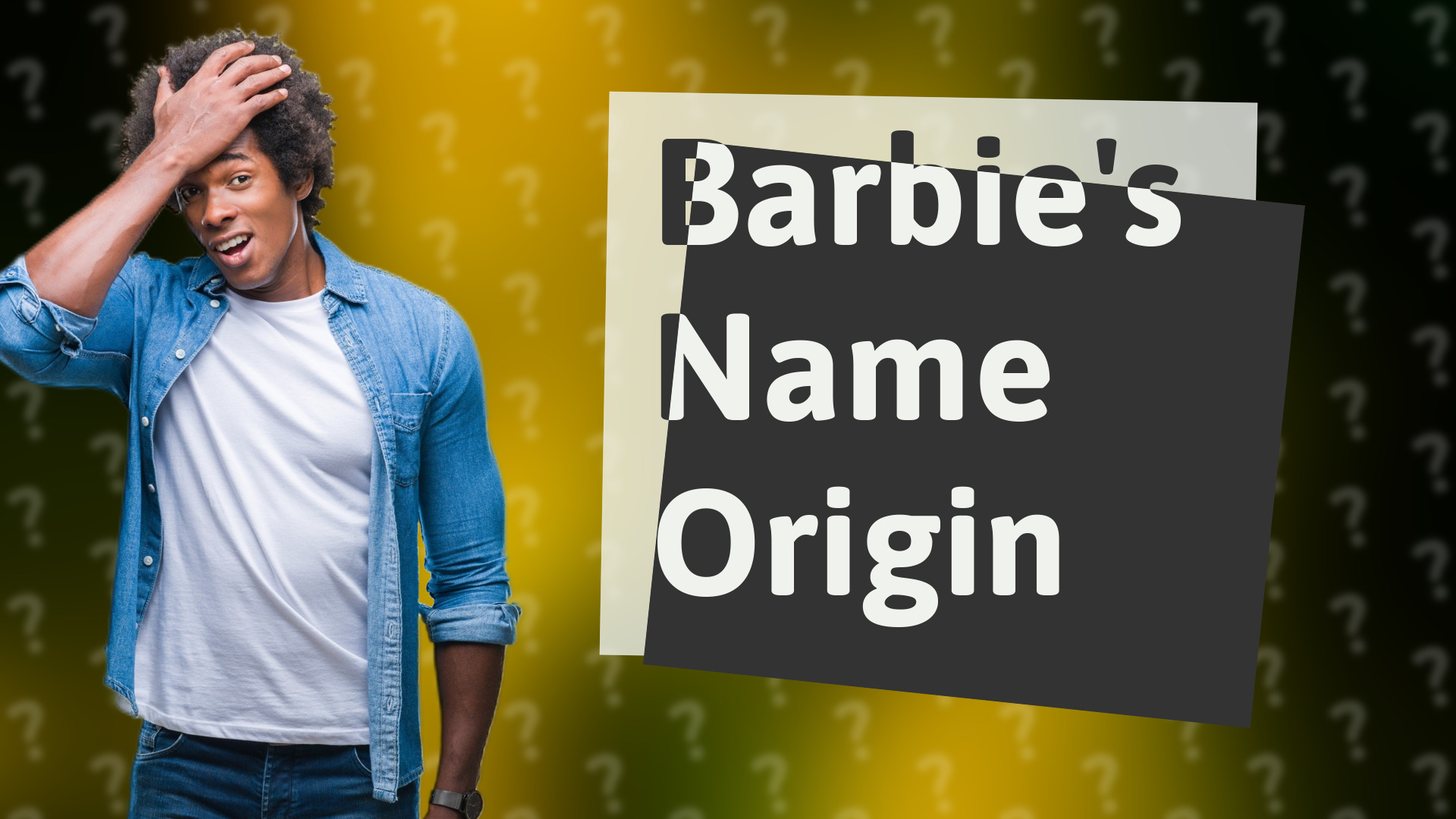 Barbie's Name Origin