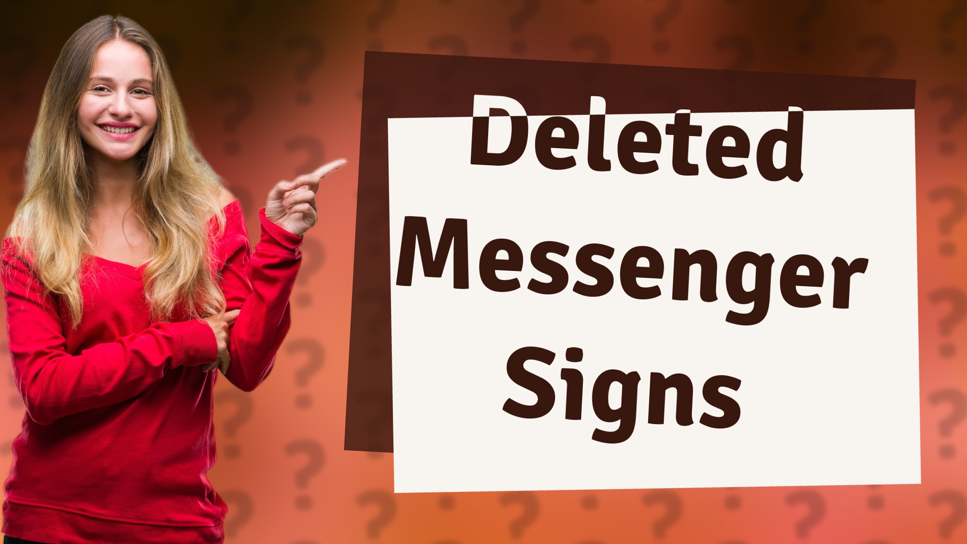 Deleted Messenger Signs