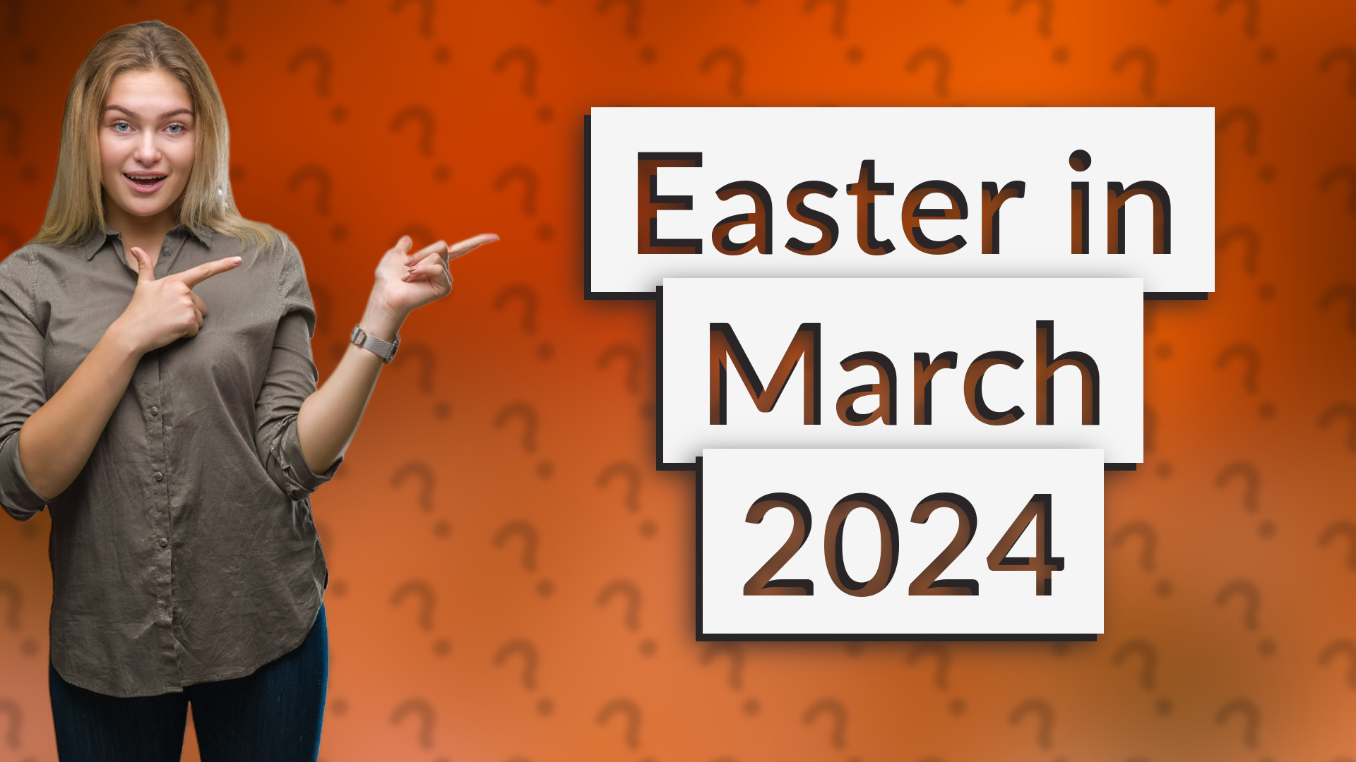 Easter in March 2024
