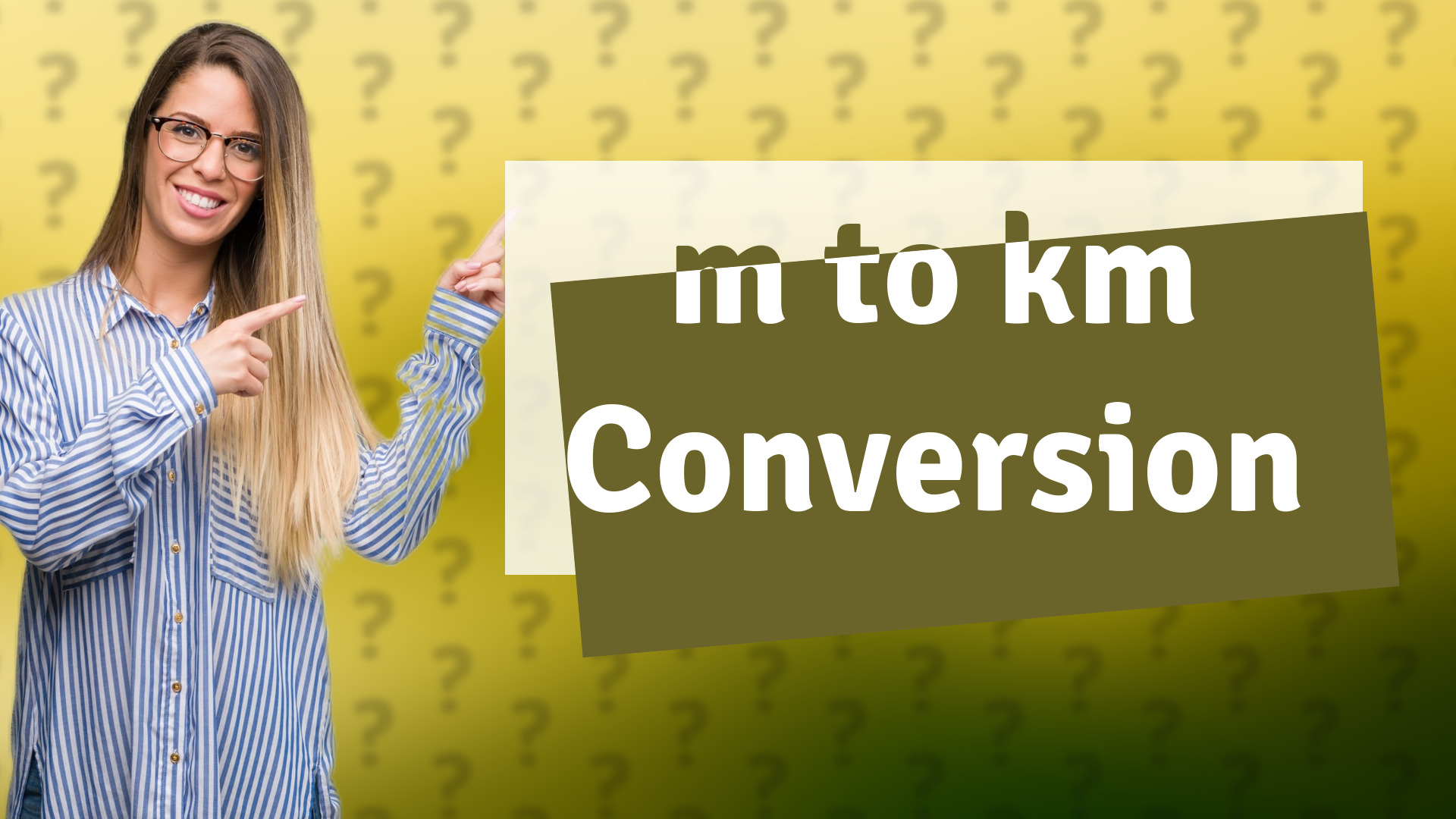m to km Conversion