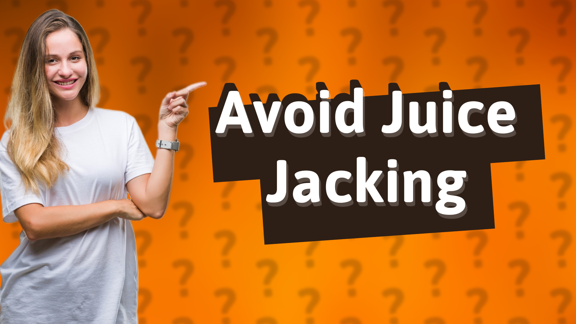 Avoid Juice Jacking
