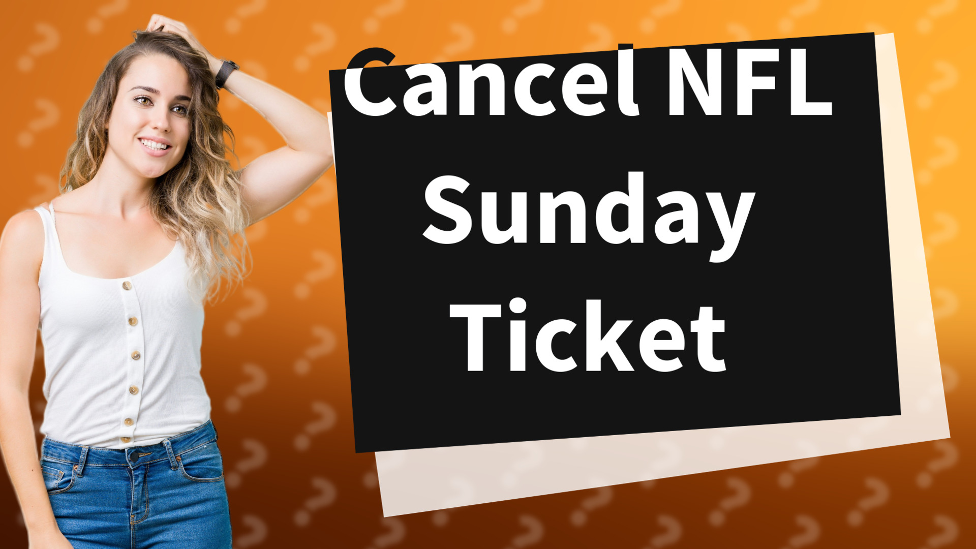 Cancel NFL Sunday Ticket
