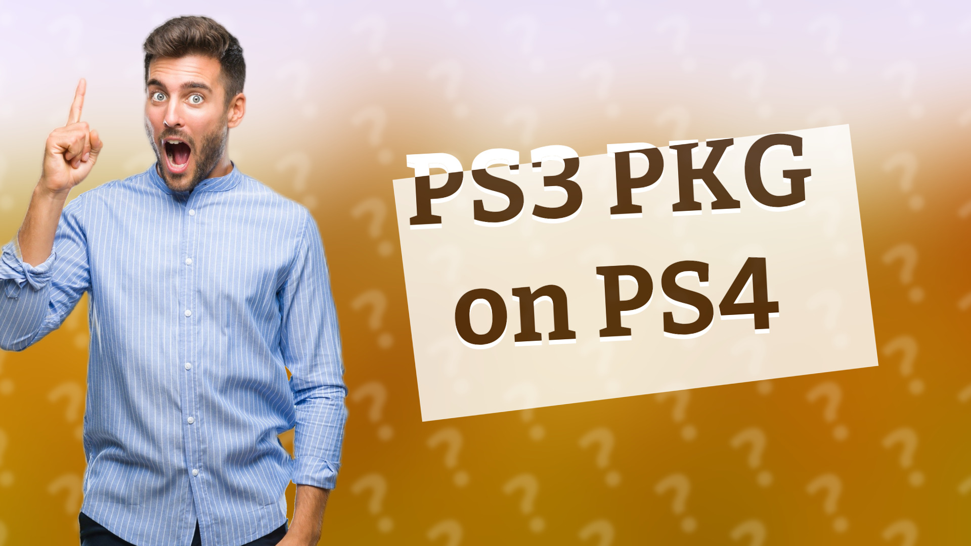 PS3 PKG on PS4