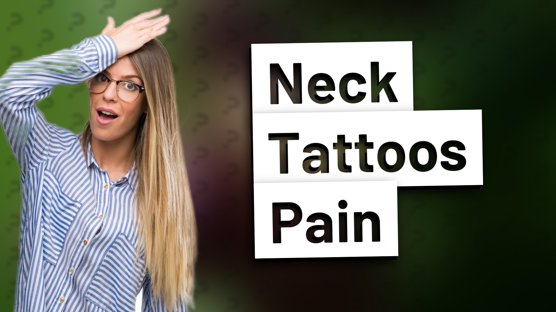 Neck Tattoos Pain