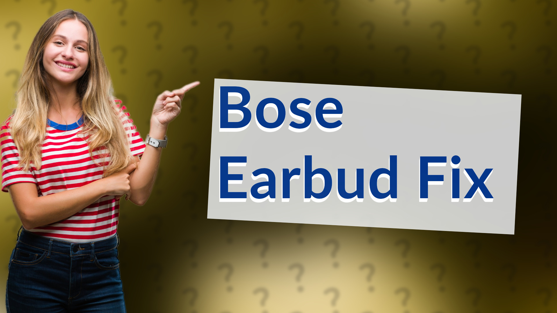 Bose Earbud Fix