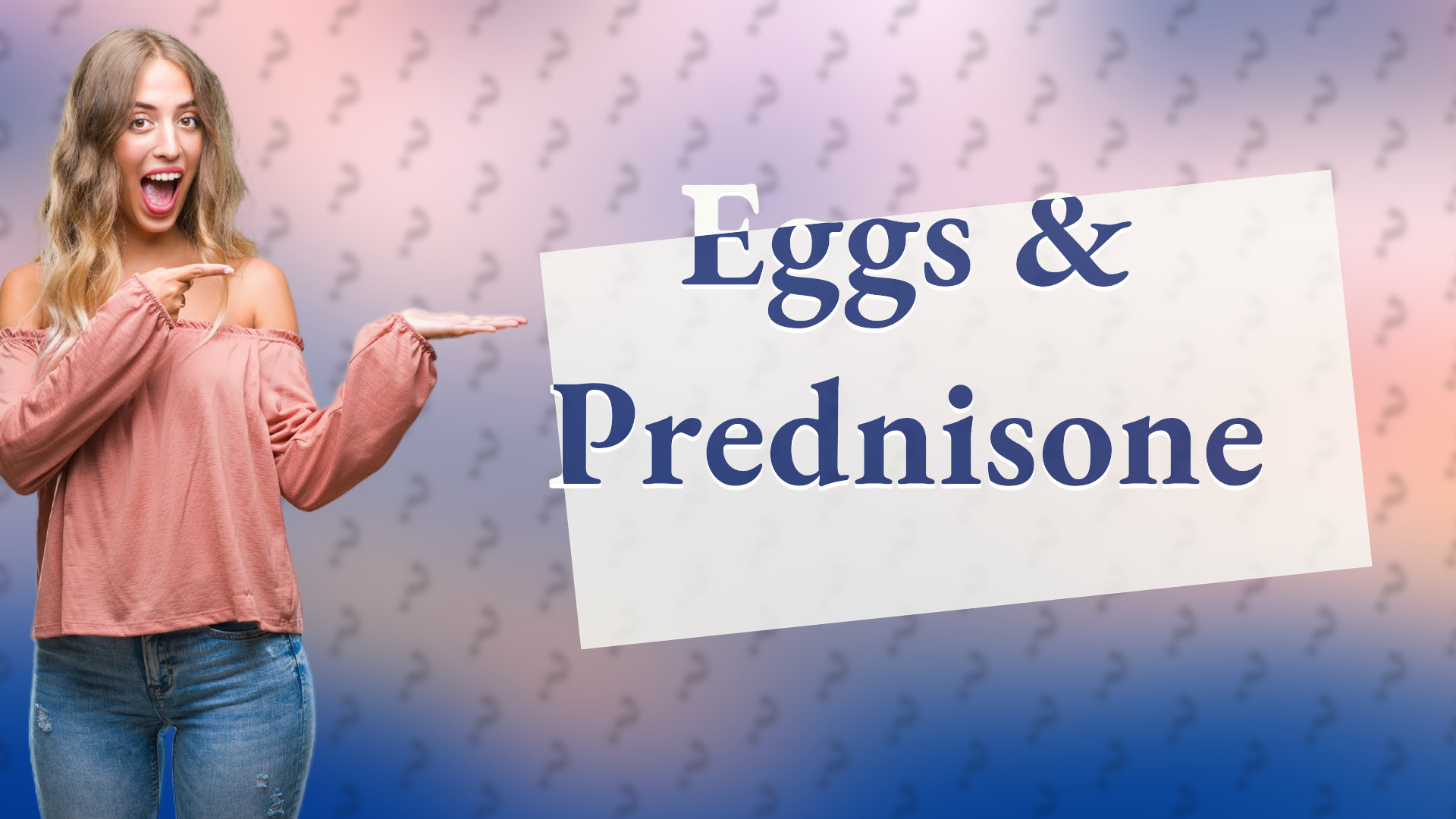 Eggs & Prednisone