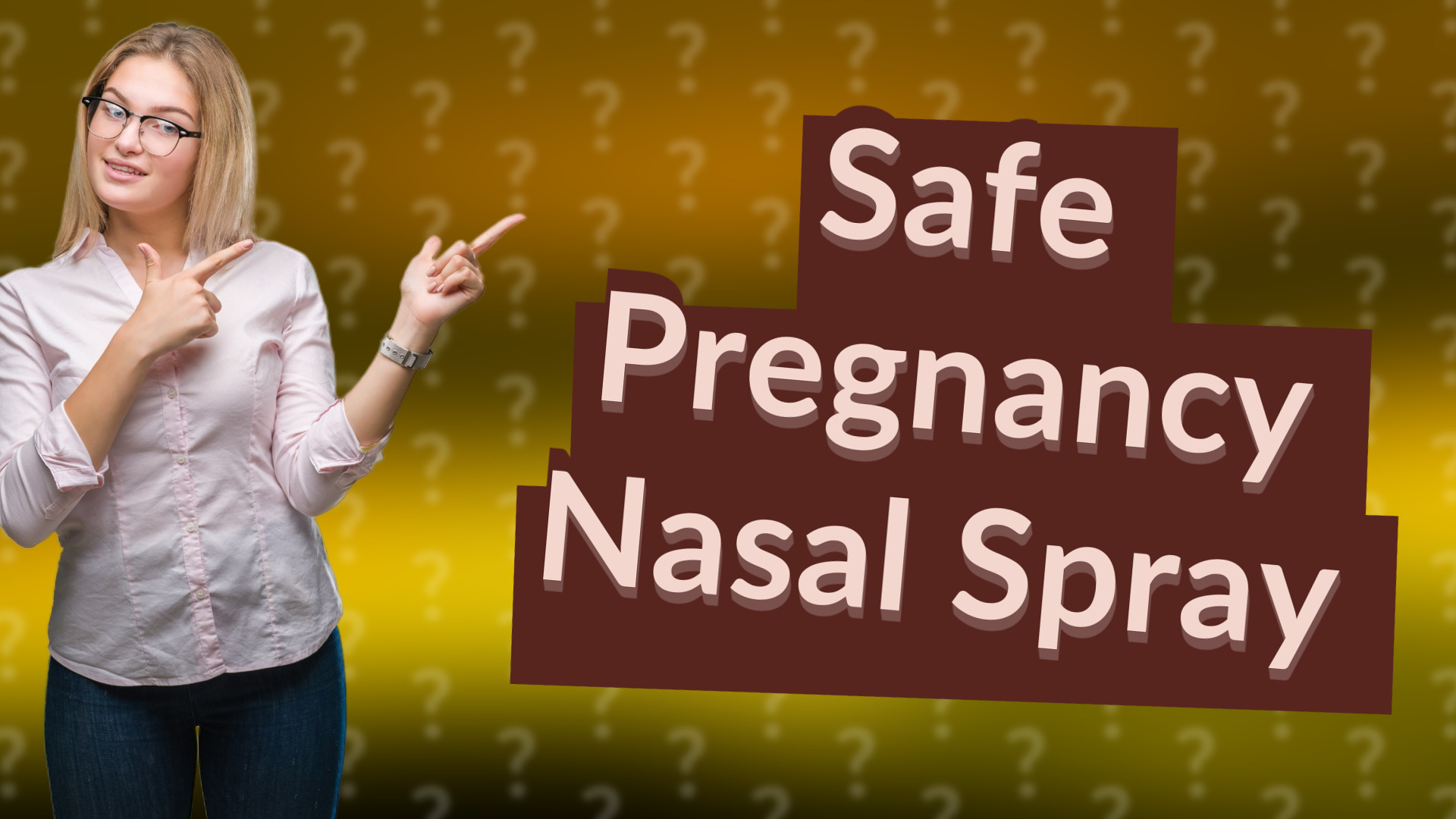 Safe Pregnancy Nasal Spray