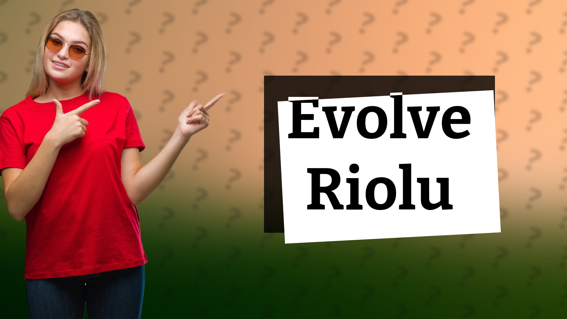 Evolve Riolu