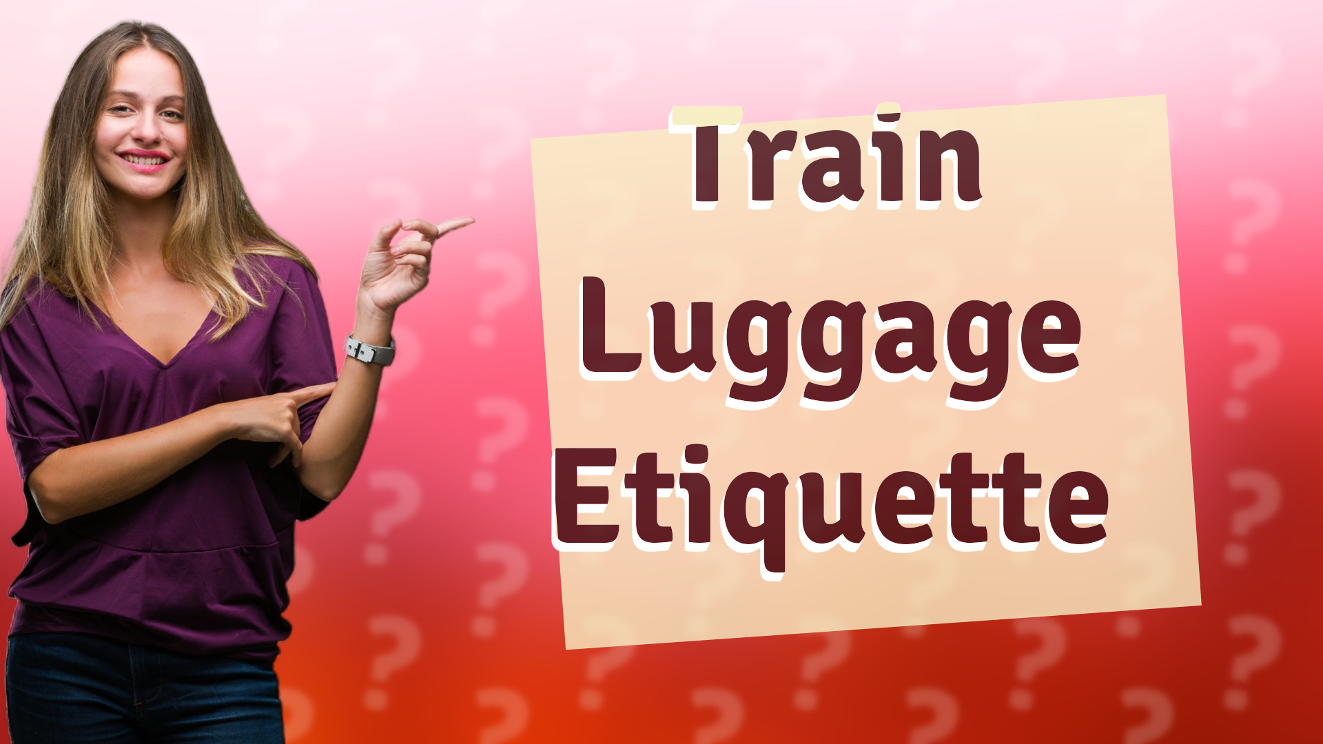 Train Luggage Etiquette