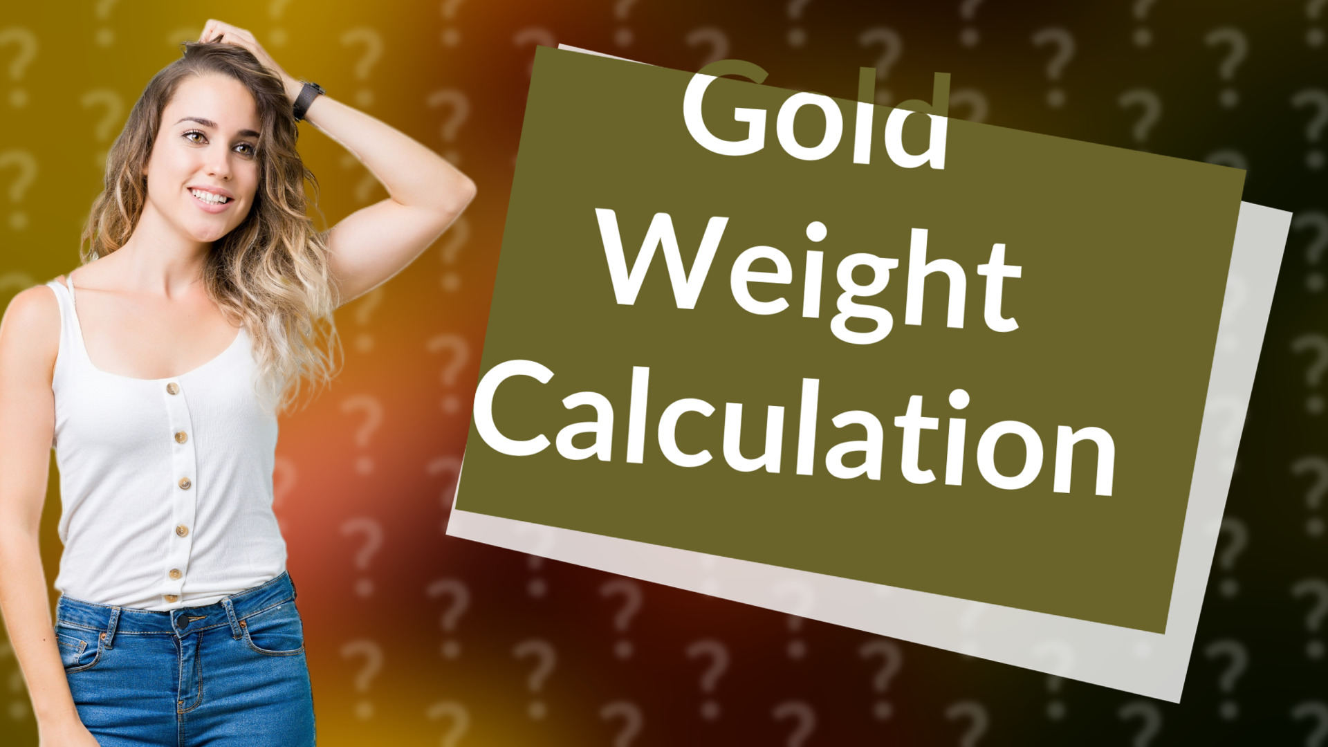 Gold Weight Calculation