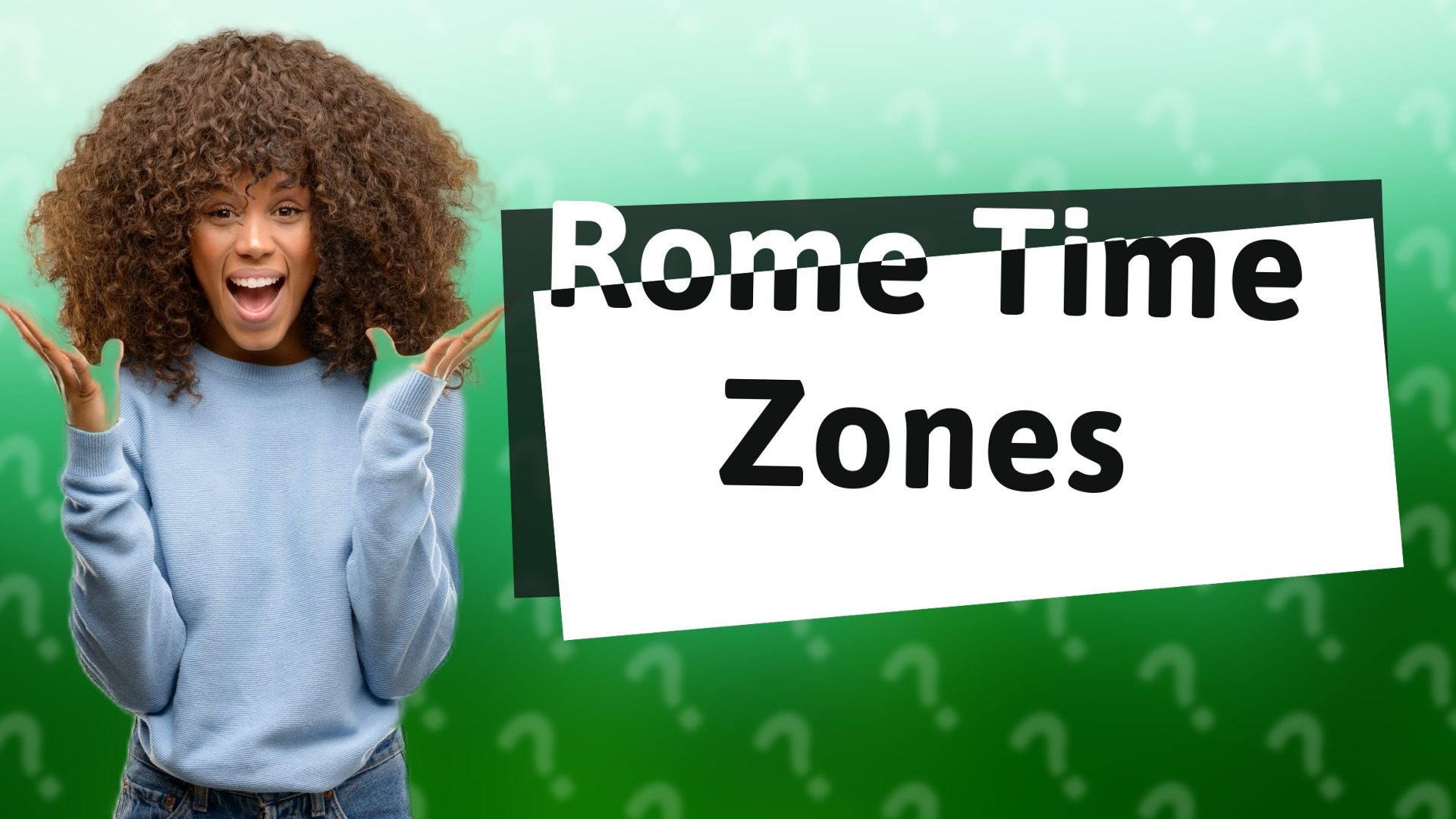 Rome Time Zones