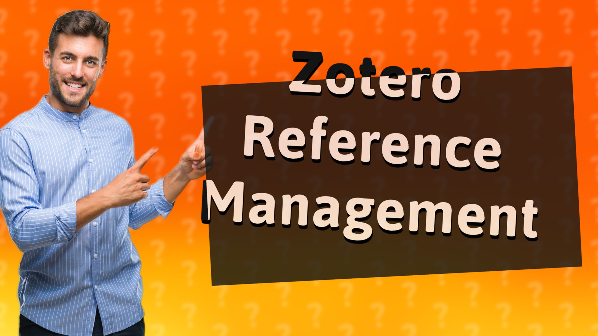 Zotero Reference Management