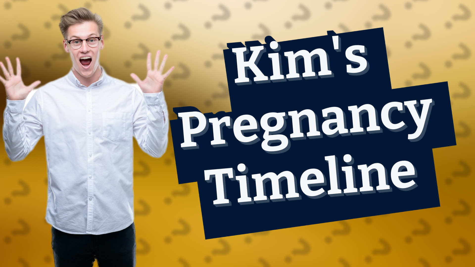 Kim's Pregnancy Timeline