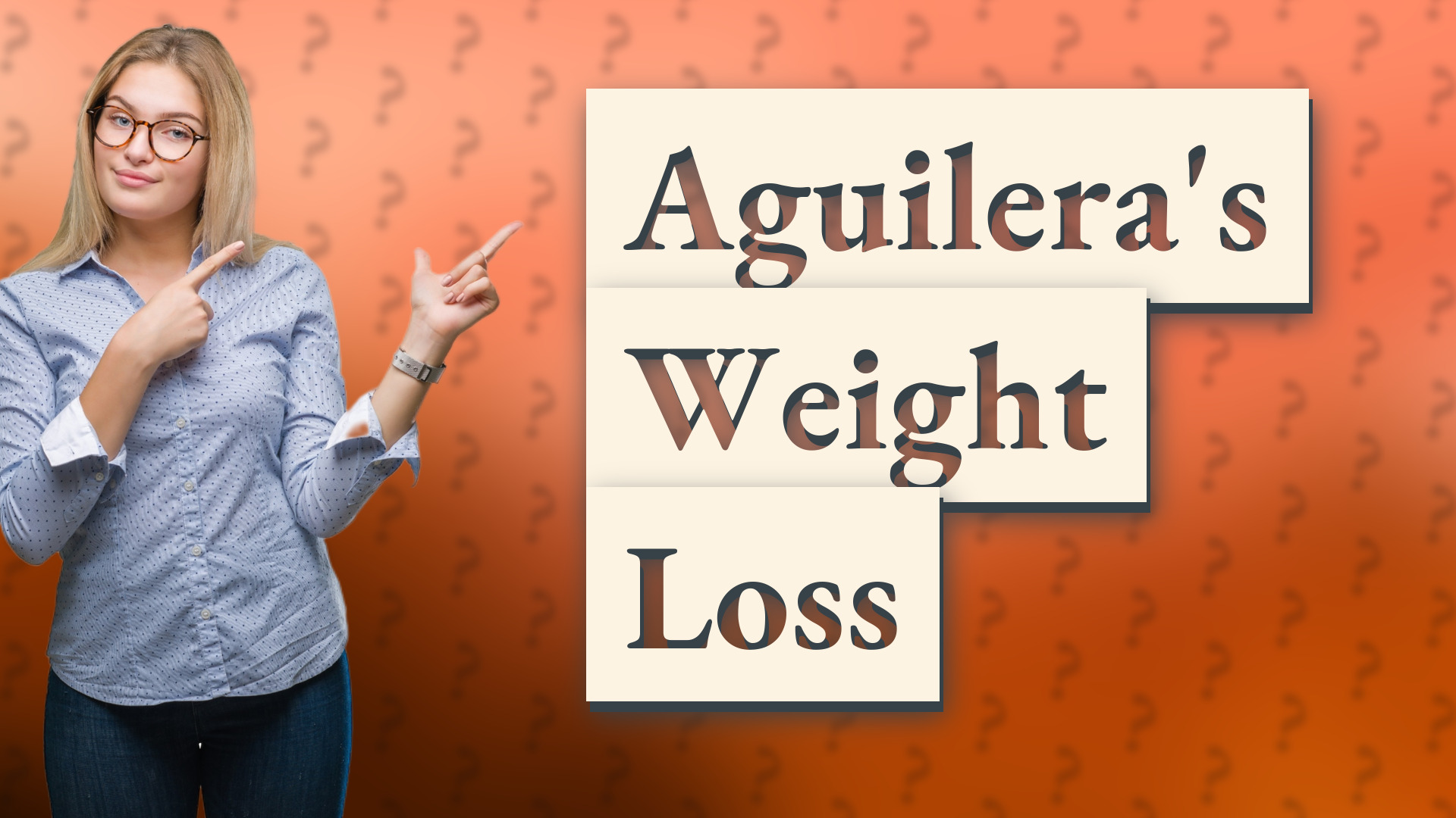 Aguilera's Weight Loss