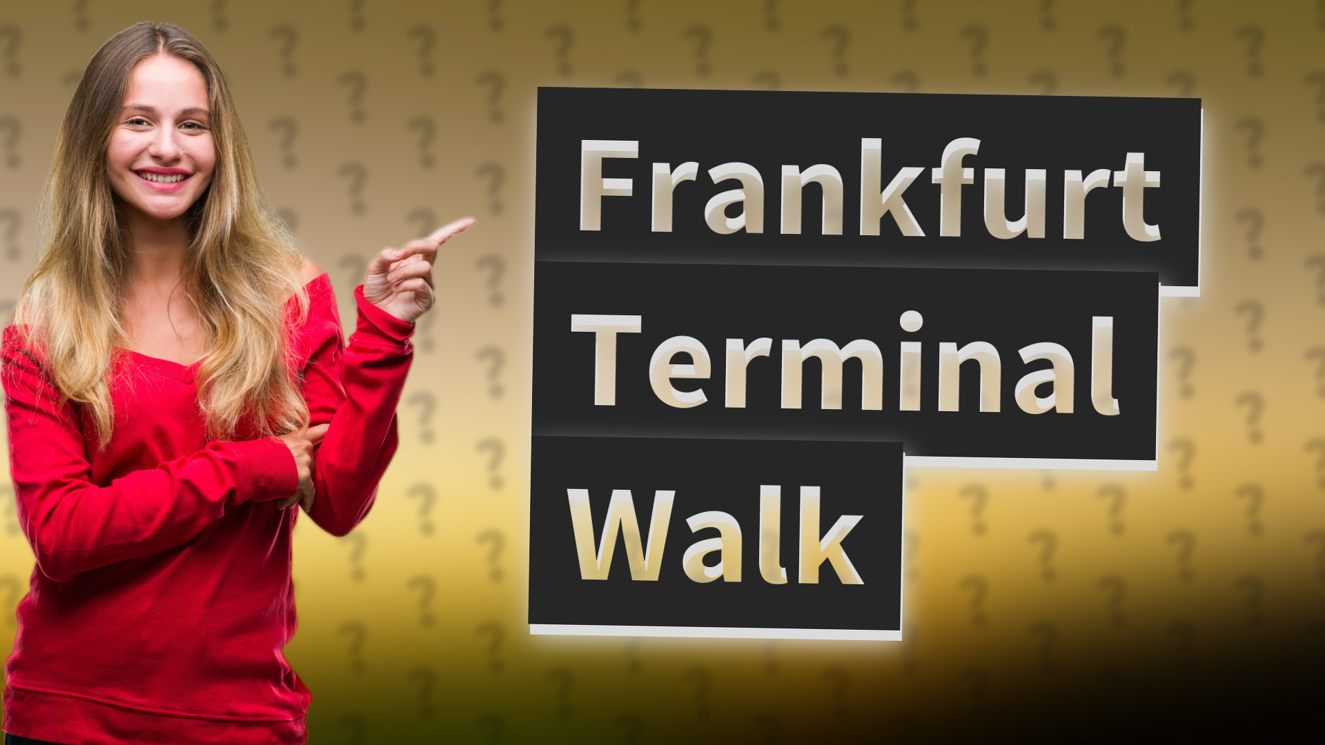 Frankfurt Terminal Walk