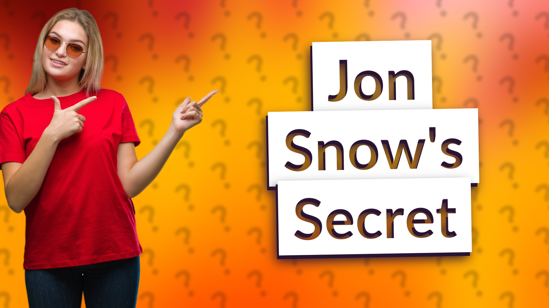 Jon Snow's Secret