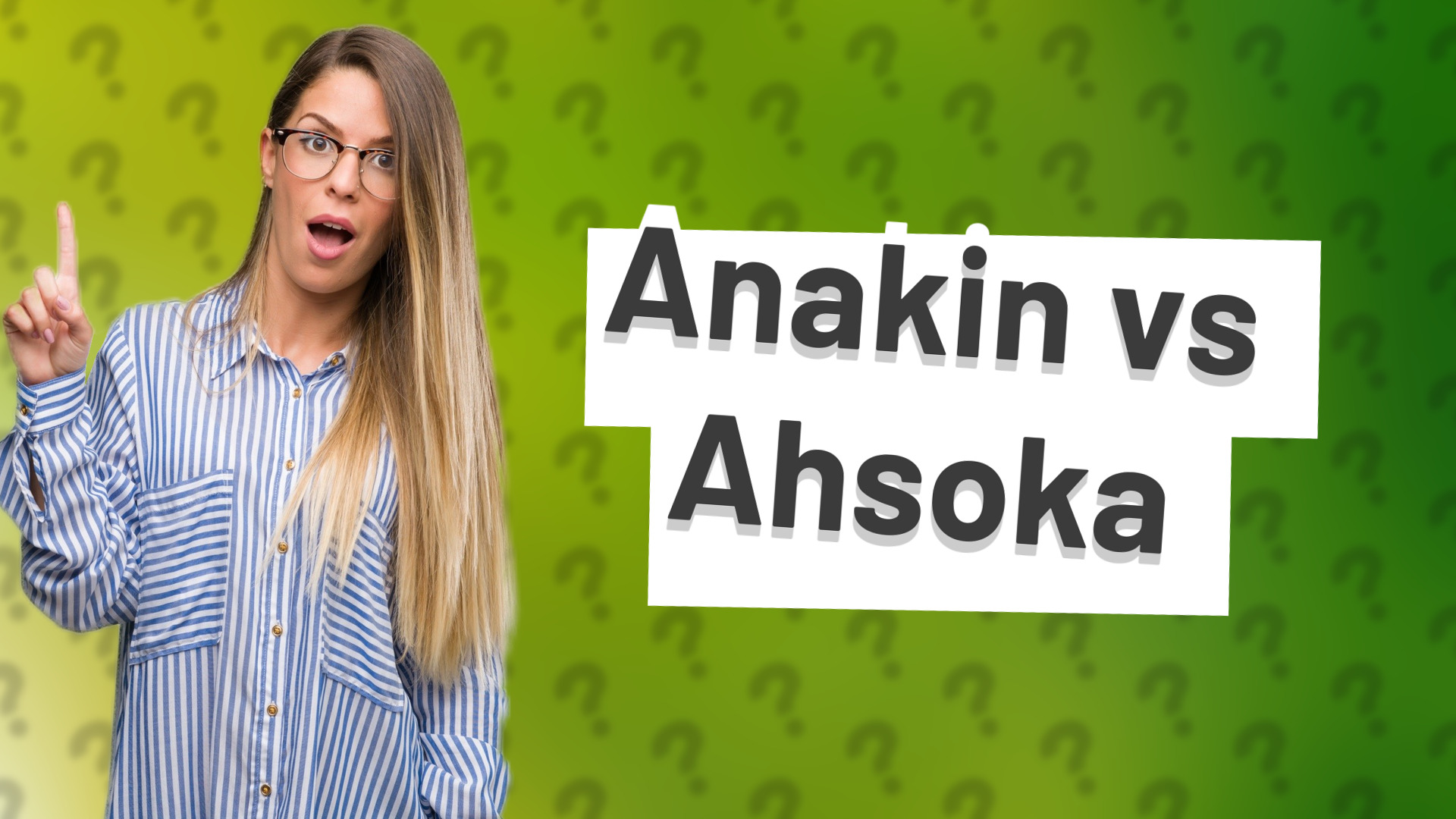 Anakin vs Ahsoka