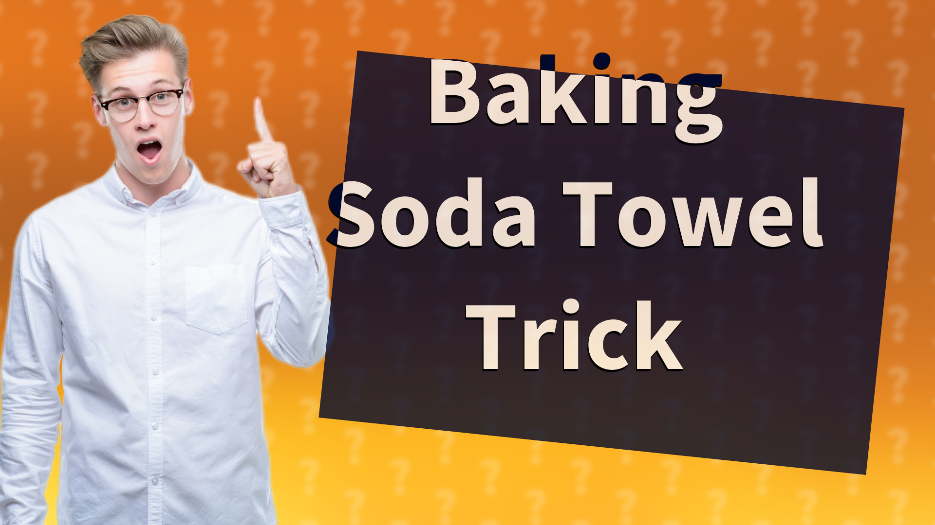 Baking Soda Towel Trick