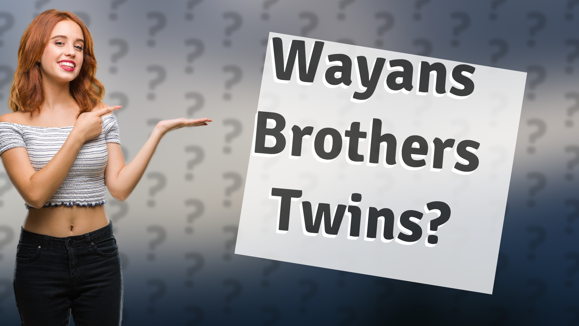 Wayans Brothers Twins?