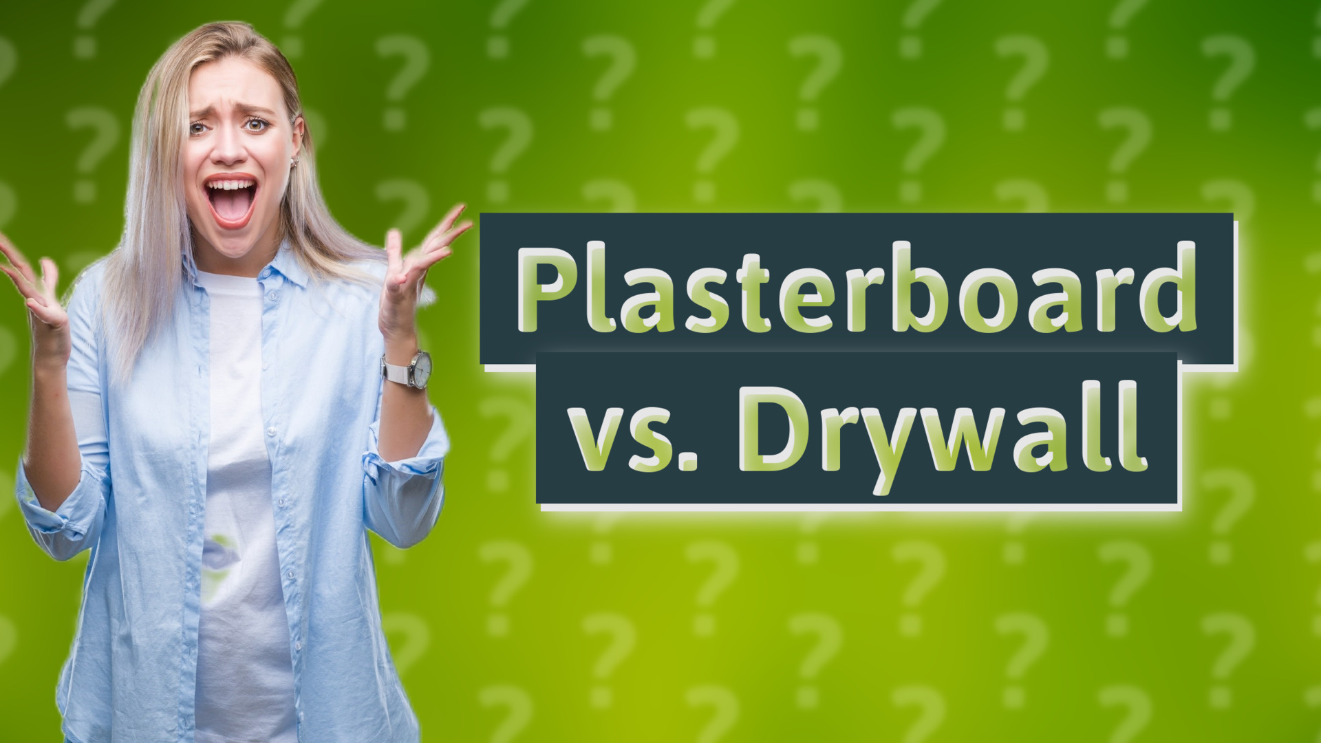 Plasterboard vs. Drywall