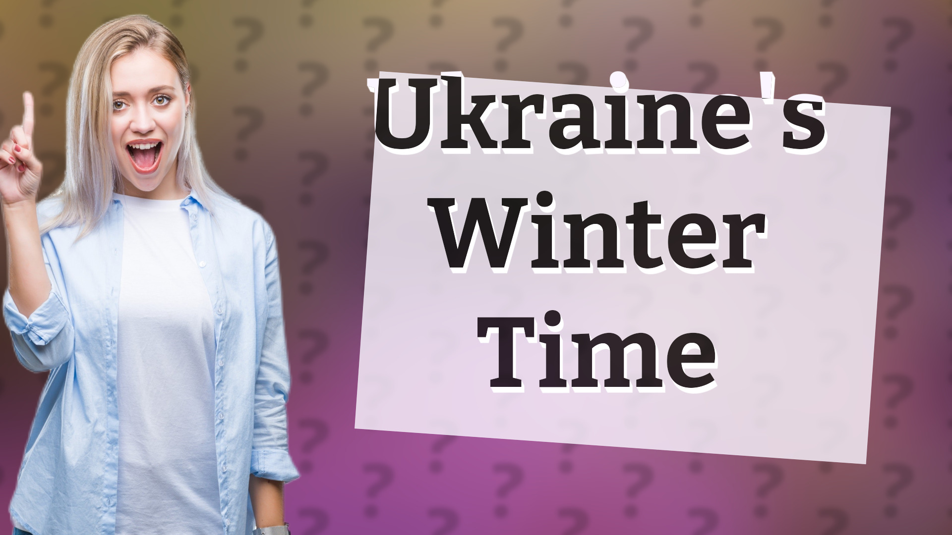 Ukraine's Winter Time