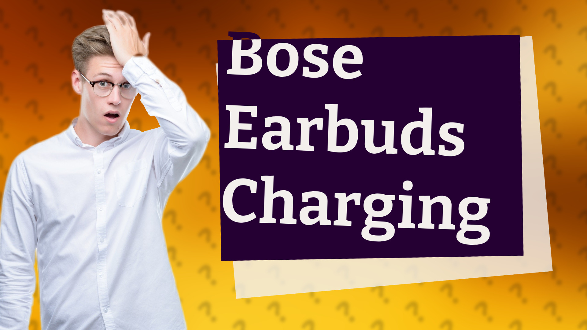 Bose Earbuds Charging